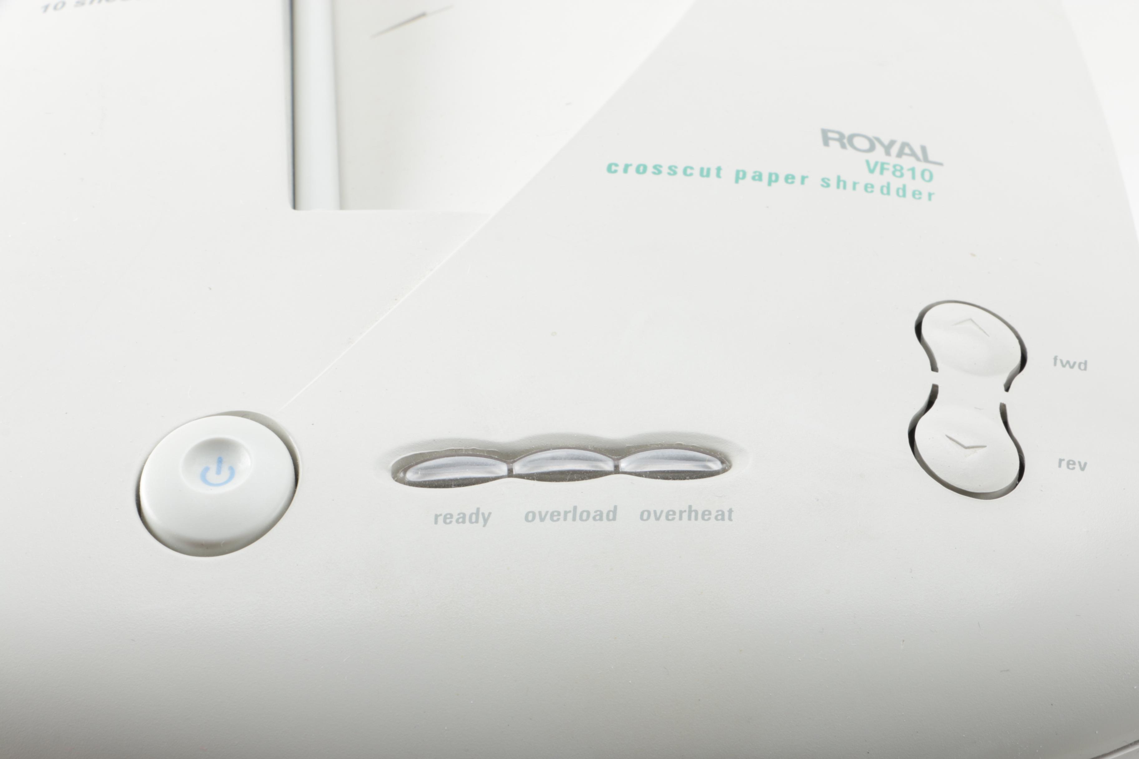 Crosscut Paper Shredder and Canon Pixma Printer