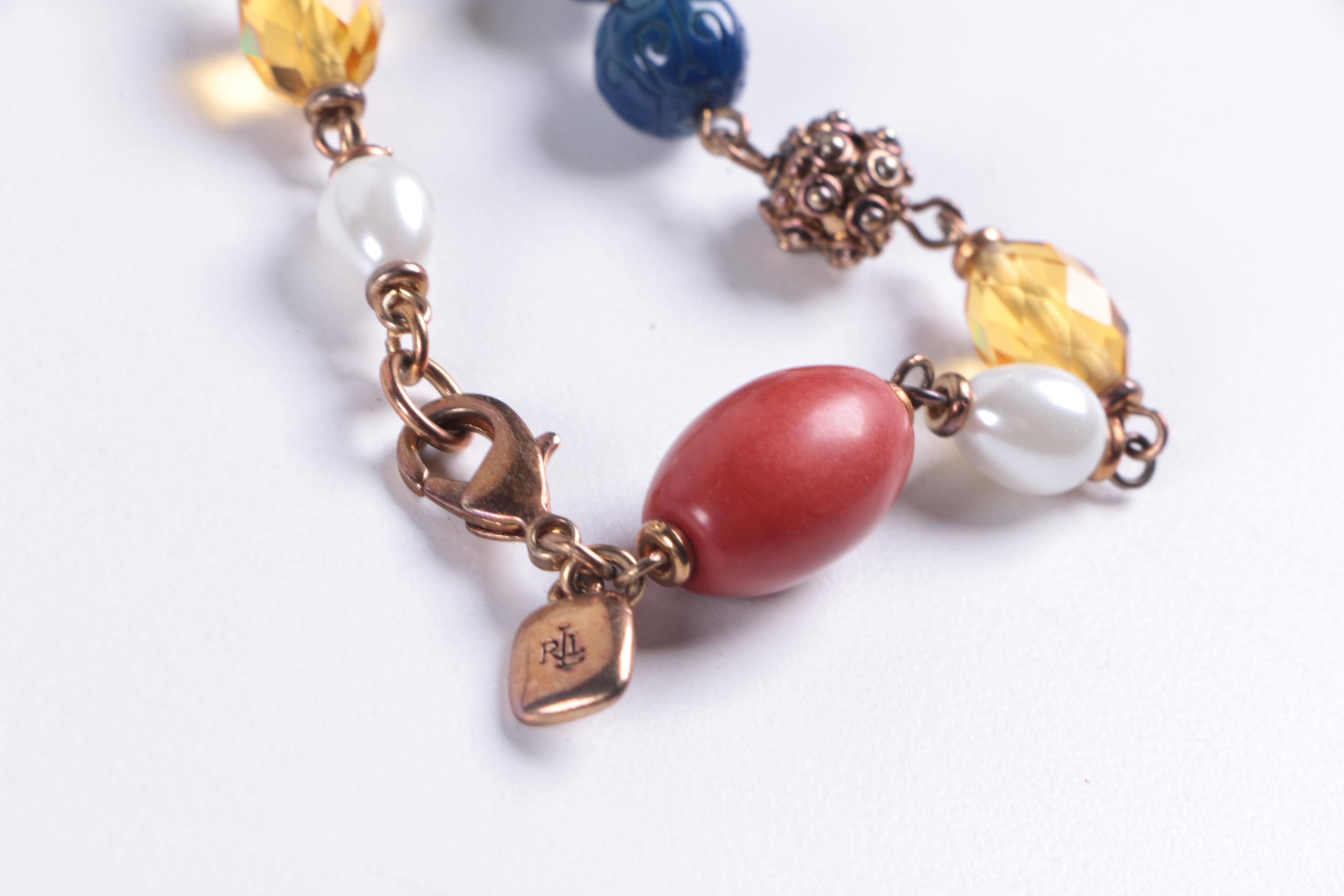 Selection of Jewelry Including Caturegli and Ralph Lauren