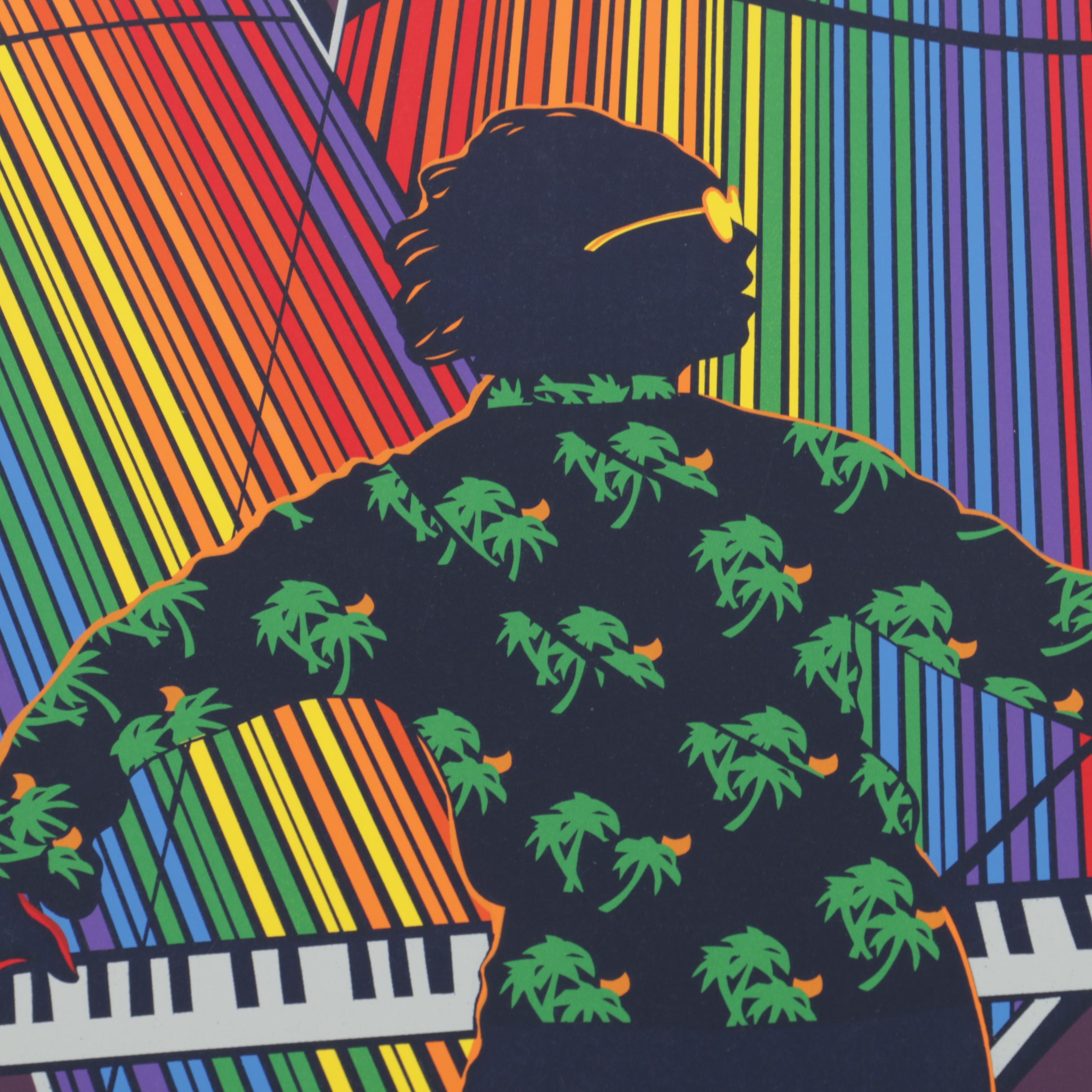 Martin Limited Edition 1981 New Orleans Jazz and Heritage Festival Serigraph