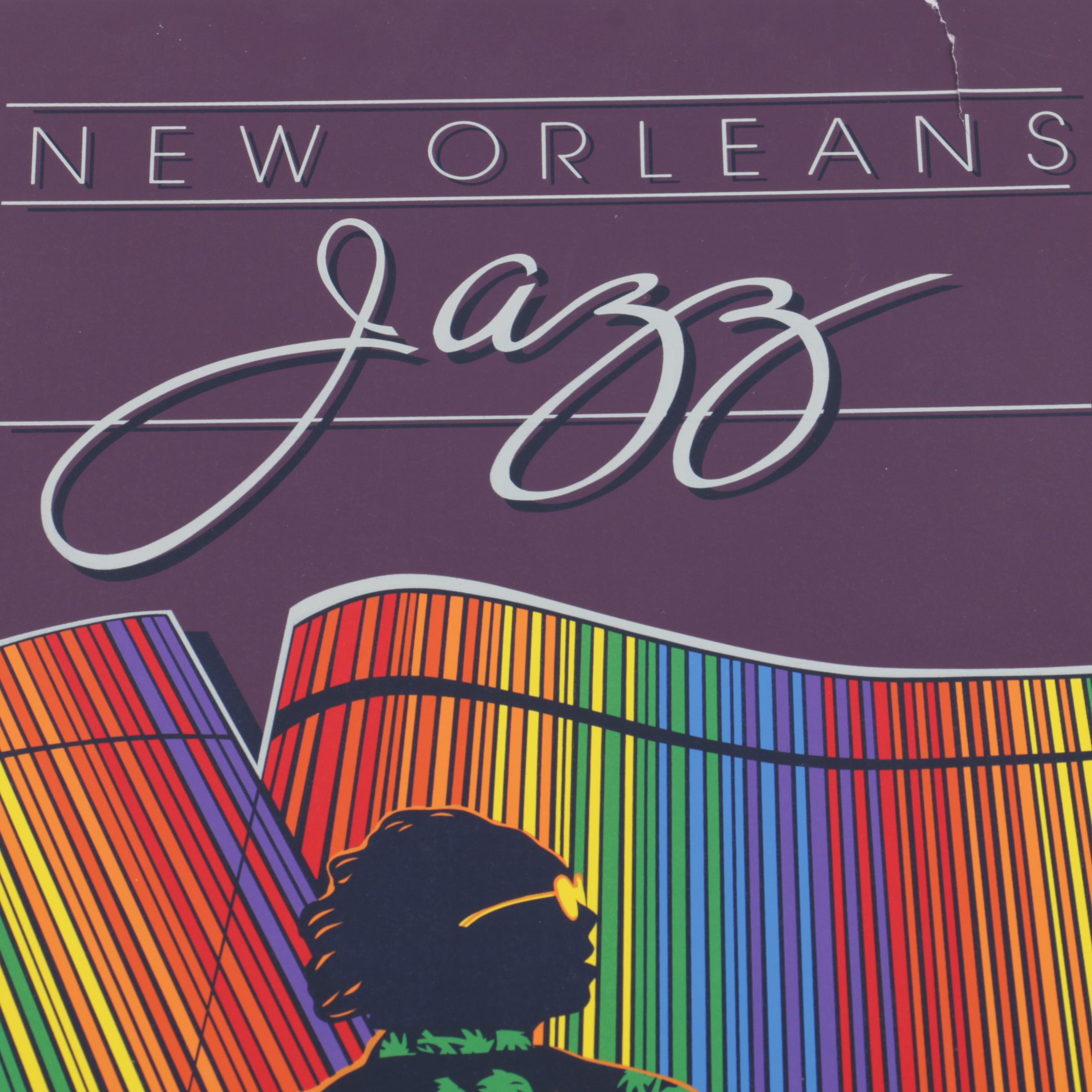 Martin Limited Edition 1981 New Orleans Jazz and Heritage Festival Serigraph