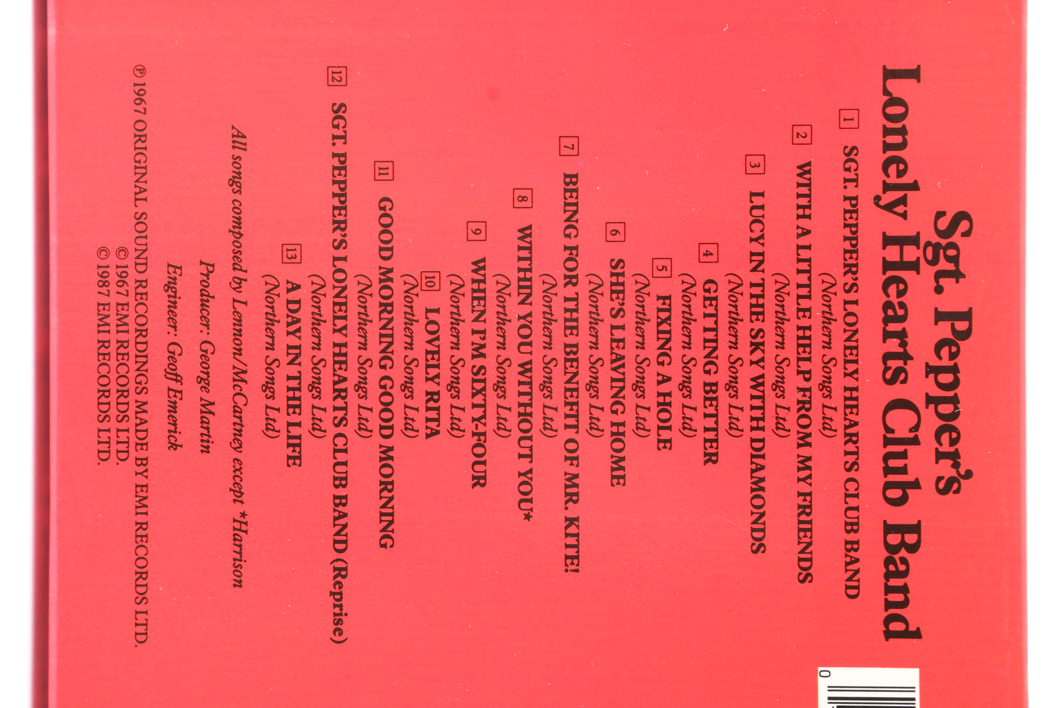 The Beatles "Sgt. Pepper" Limited Edition HMV CD Box Set