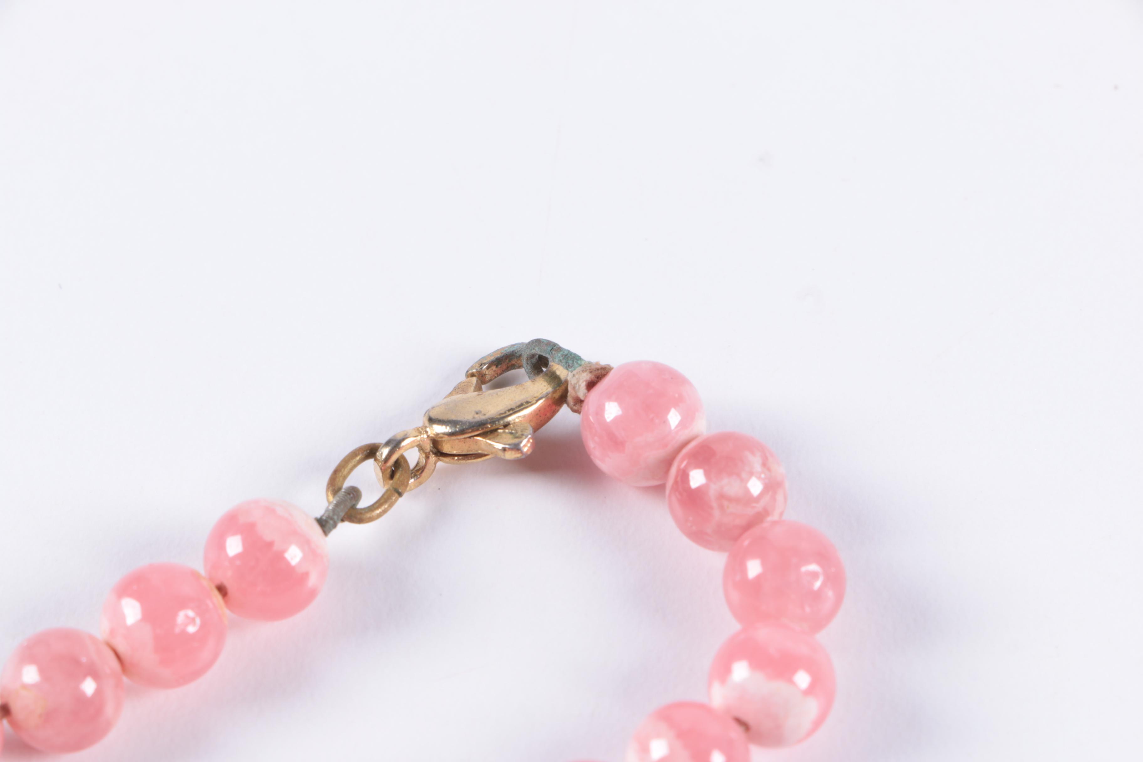 Pair of Sterling Silver Necklaces and Ring Including Jadeite