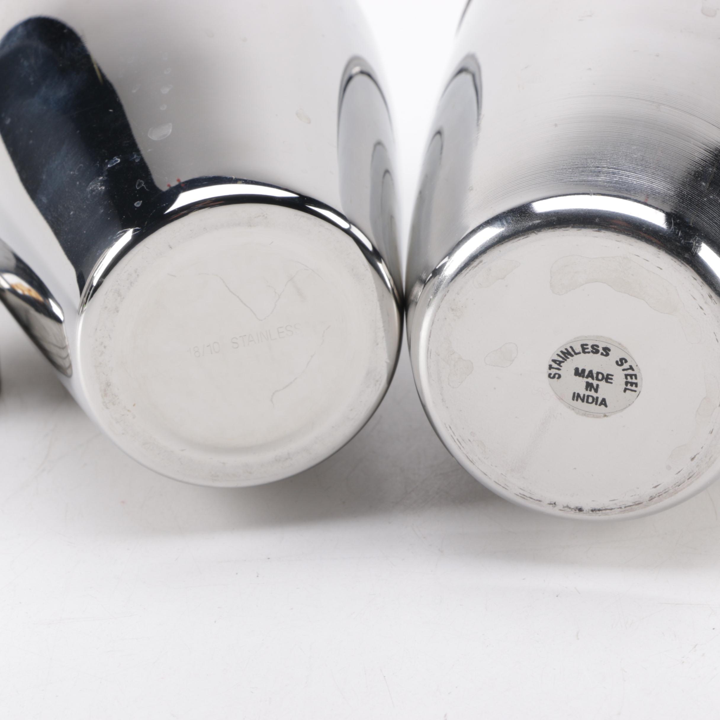 Metal Martini Shakers