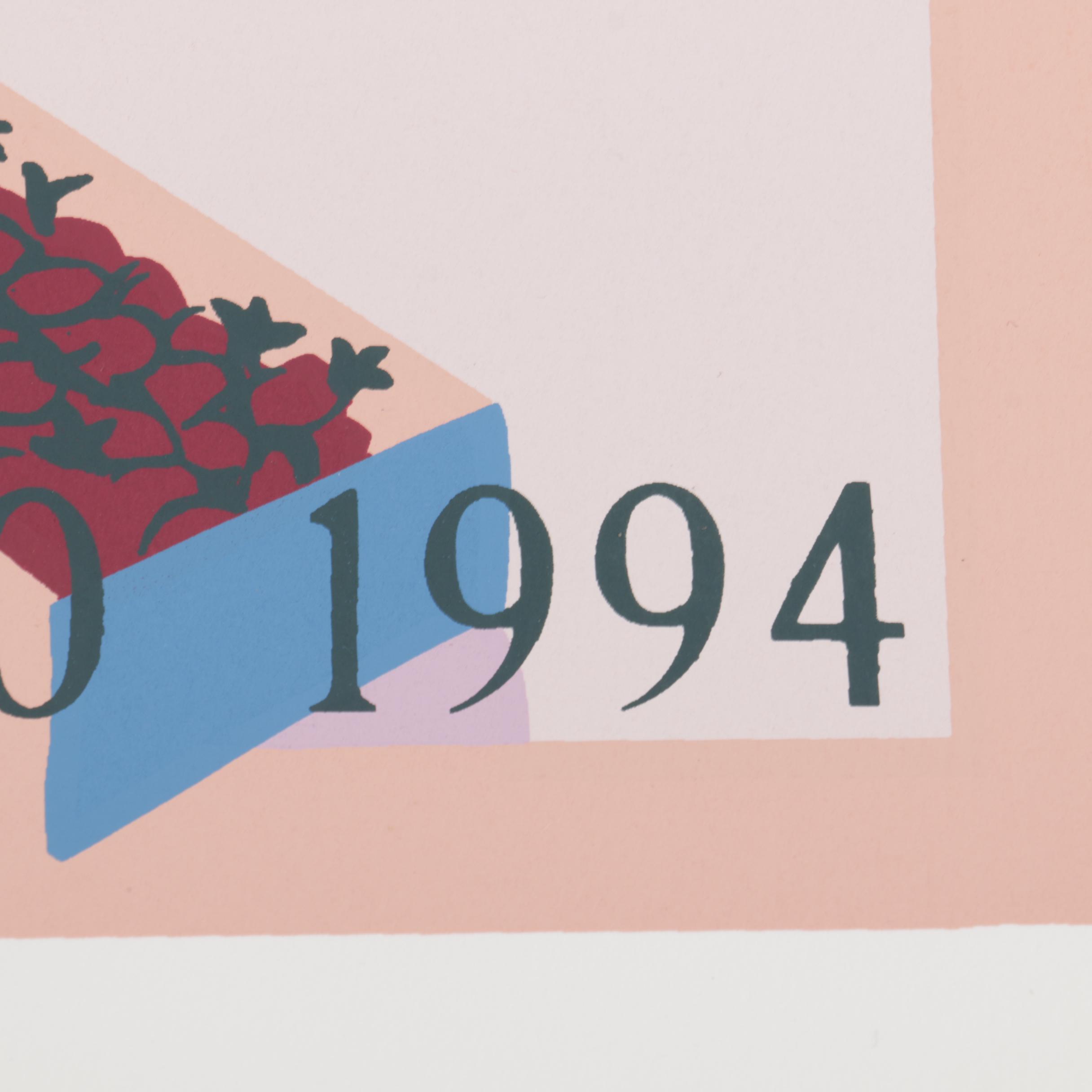 Robertson Limited Edition 1994 Ponchatoula Strawberry Festival Serigraph Poster