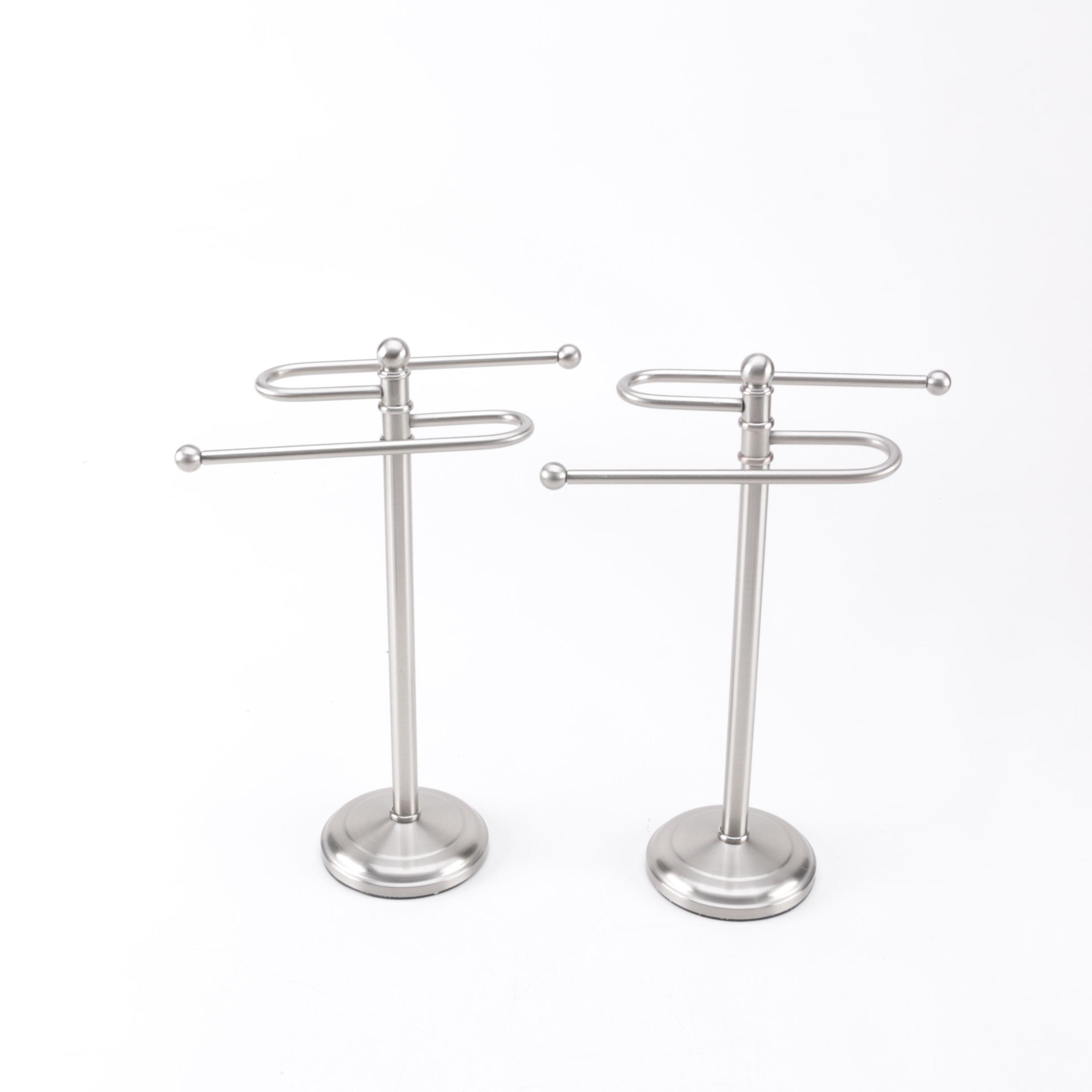 Metal Towel Racks and Toilet Tissue Holders