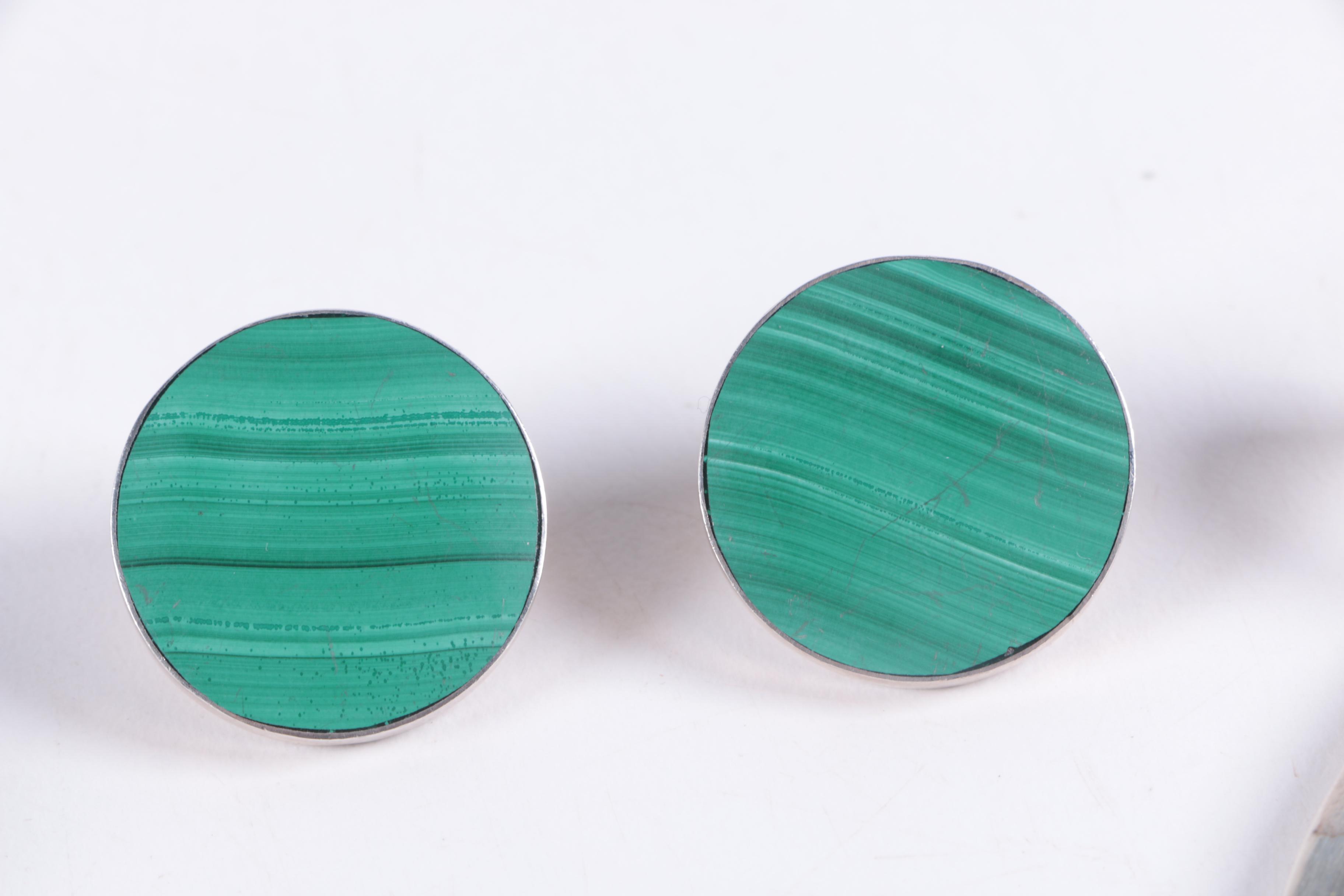 Sterling Silver Pendants and Earrings Including Mary Rita Padilla