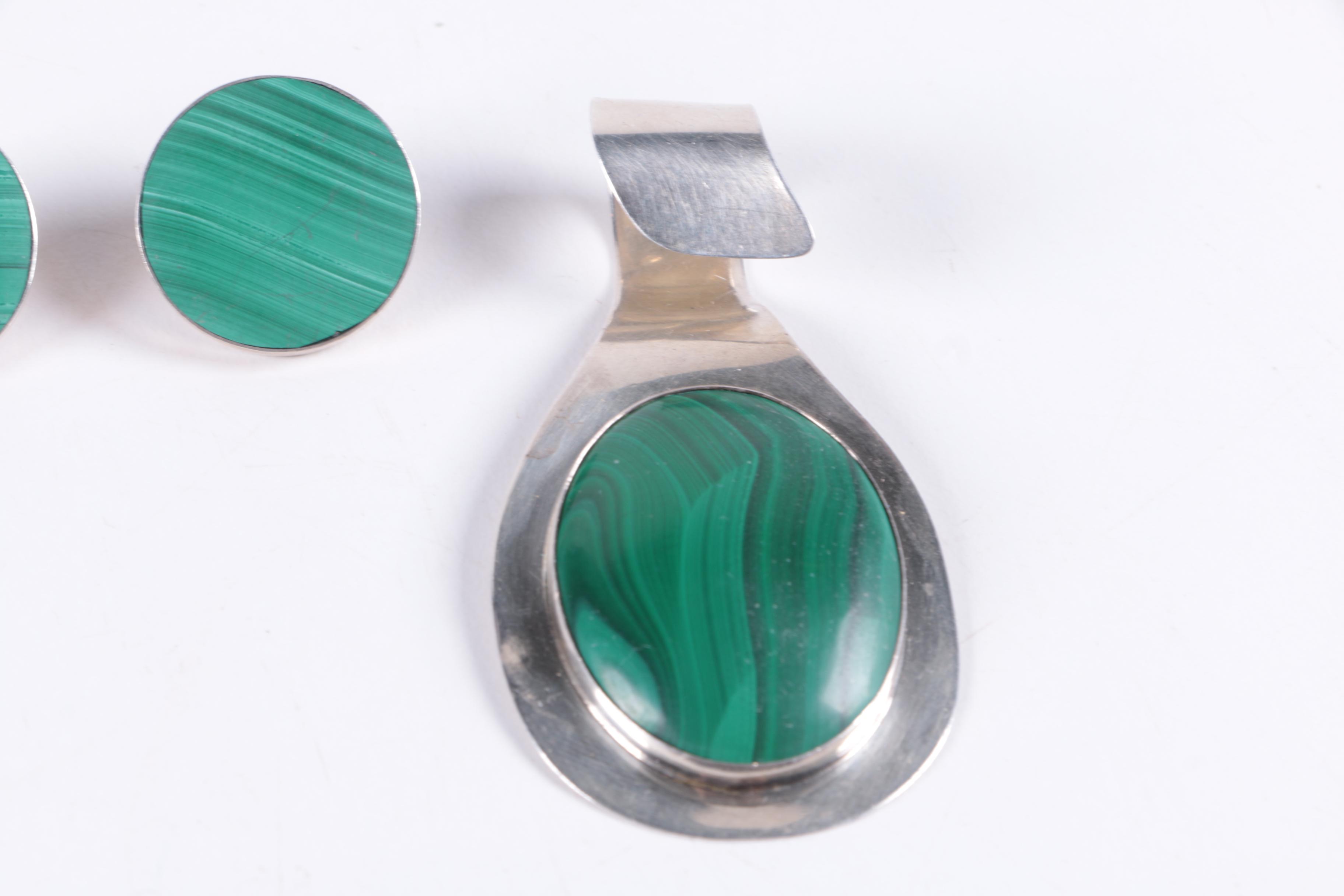 Sterling Silver Pendants and Earrings Including Mary Rita Padilla