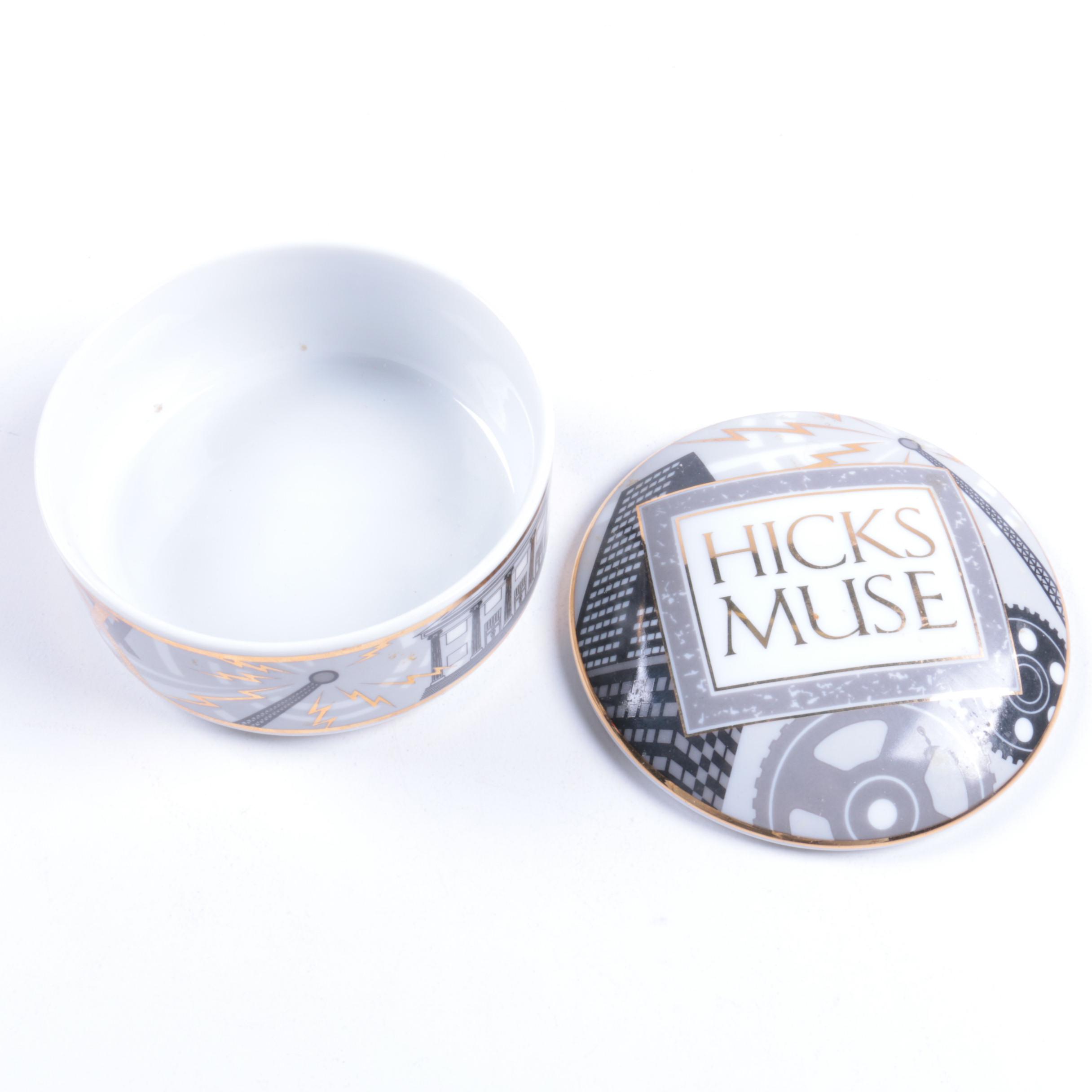 Tiffany Jar and R. Satava Signed Glass Vase