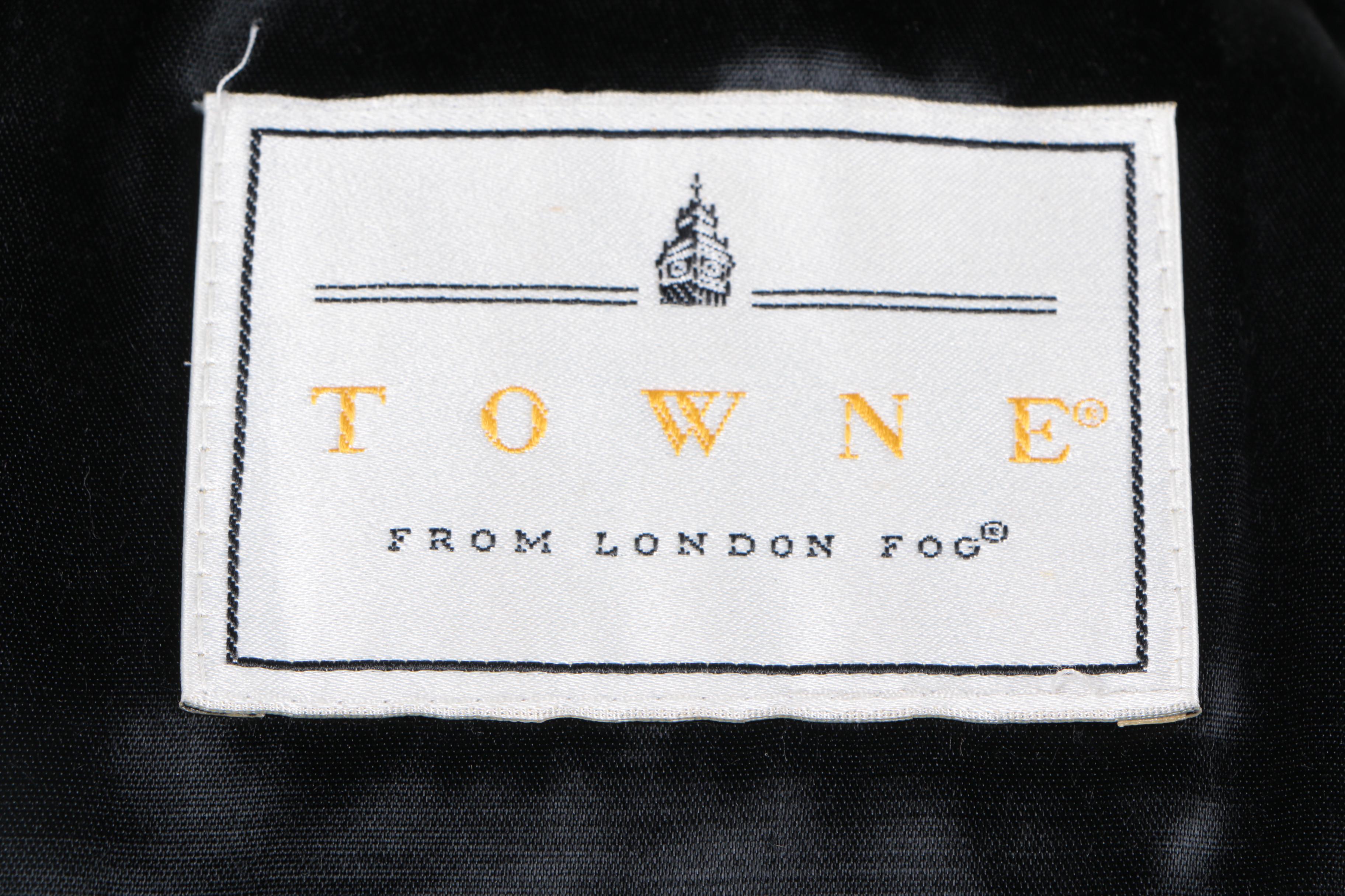 Men's Black Trench Coats Including London Towne