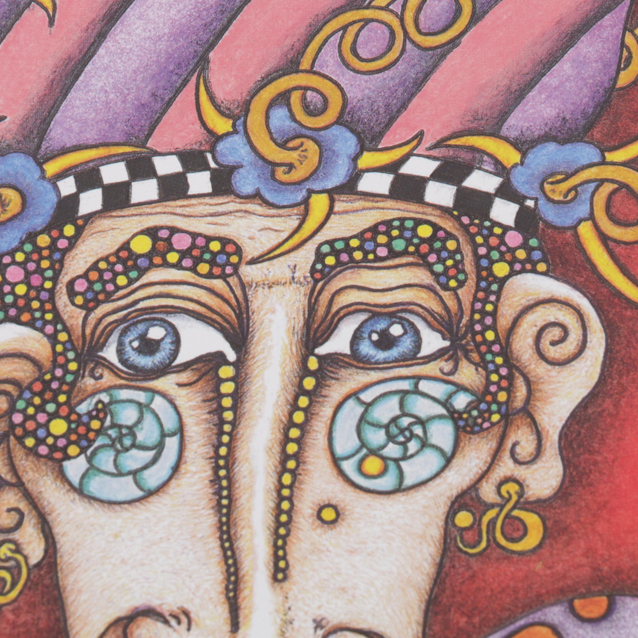 Three Jamie Hayes Limited Edition Mardis Gras Themed Offset Lithograph Prints