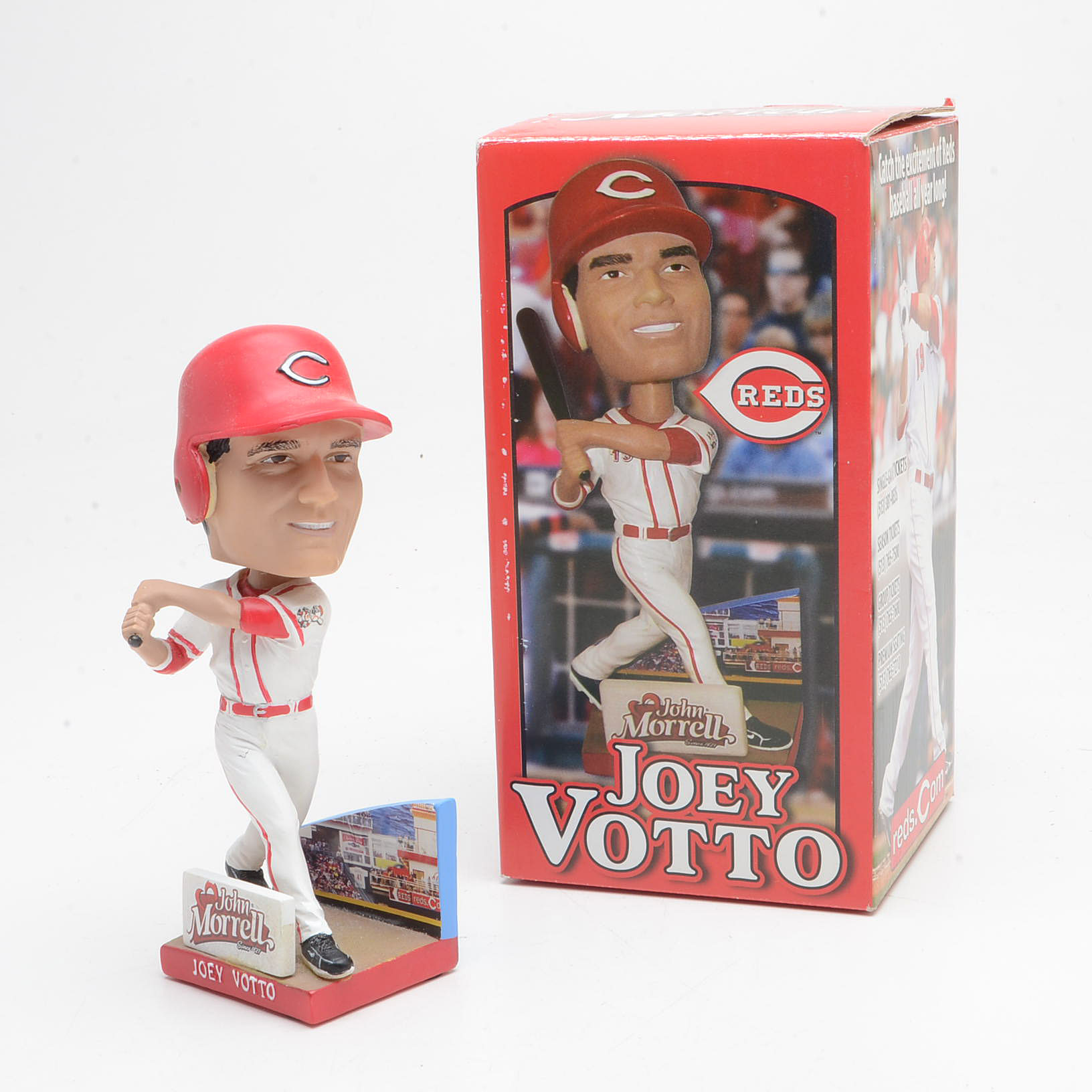 Three Joey Votto Cincinnati Reds Bobblehead Dolls