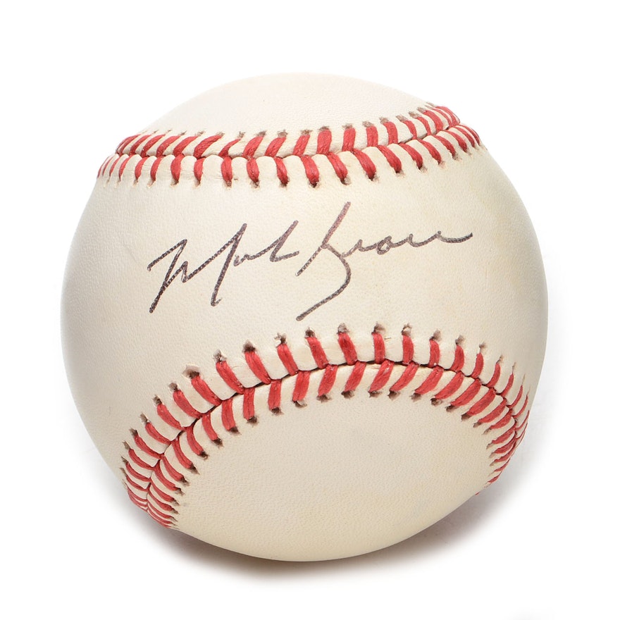 Mark Grace Signed National League Baseball