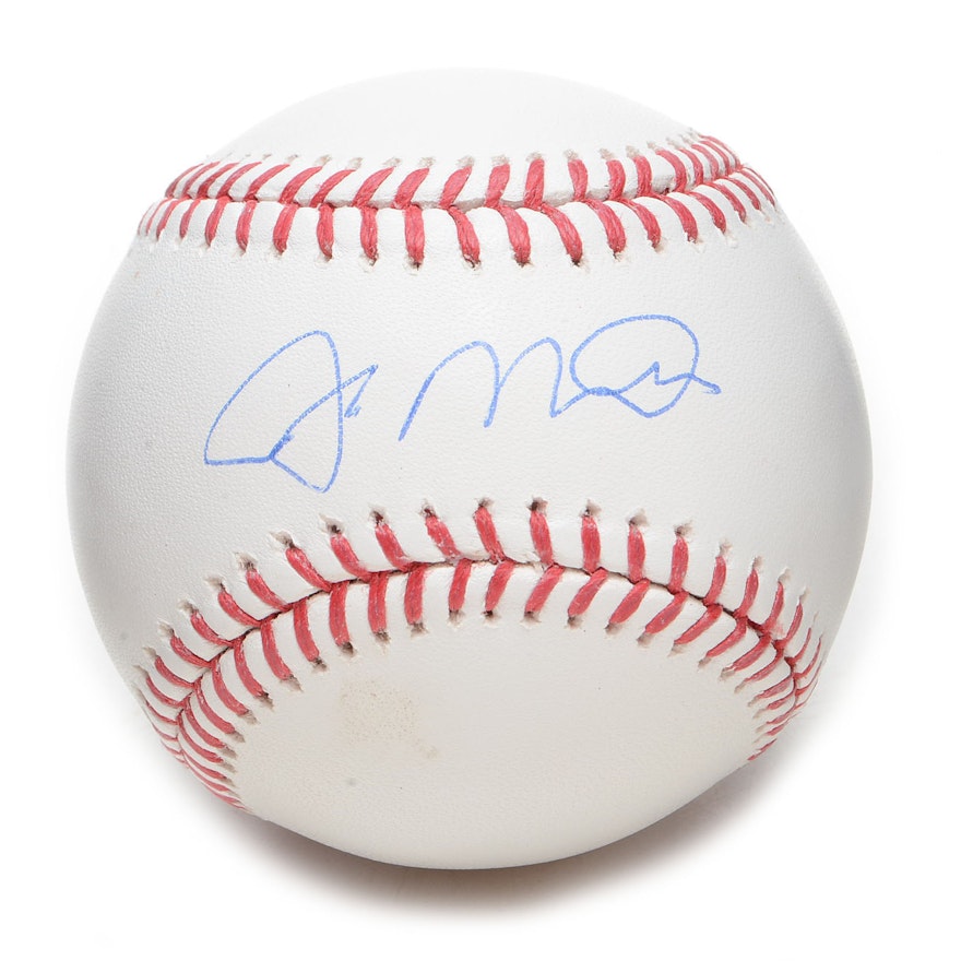 Joe Montana Signed Baseball PSA COA