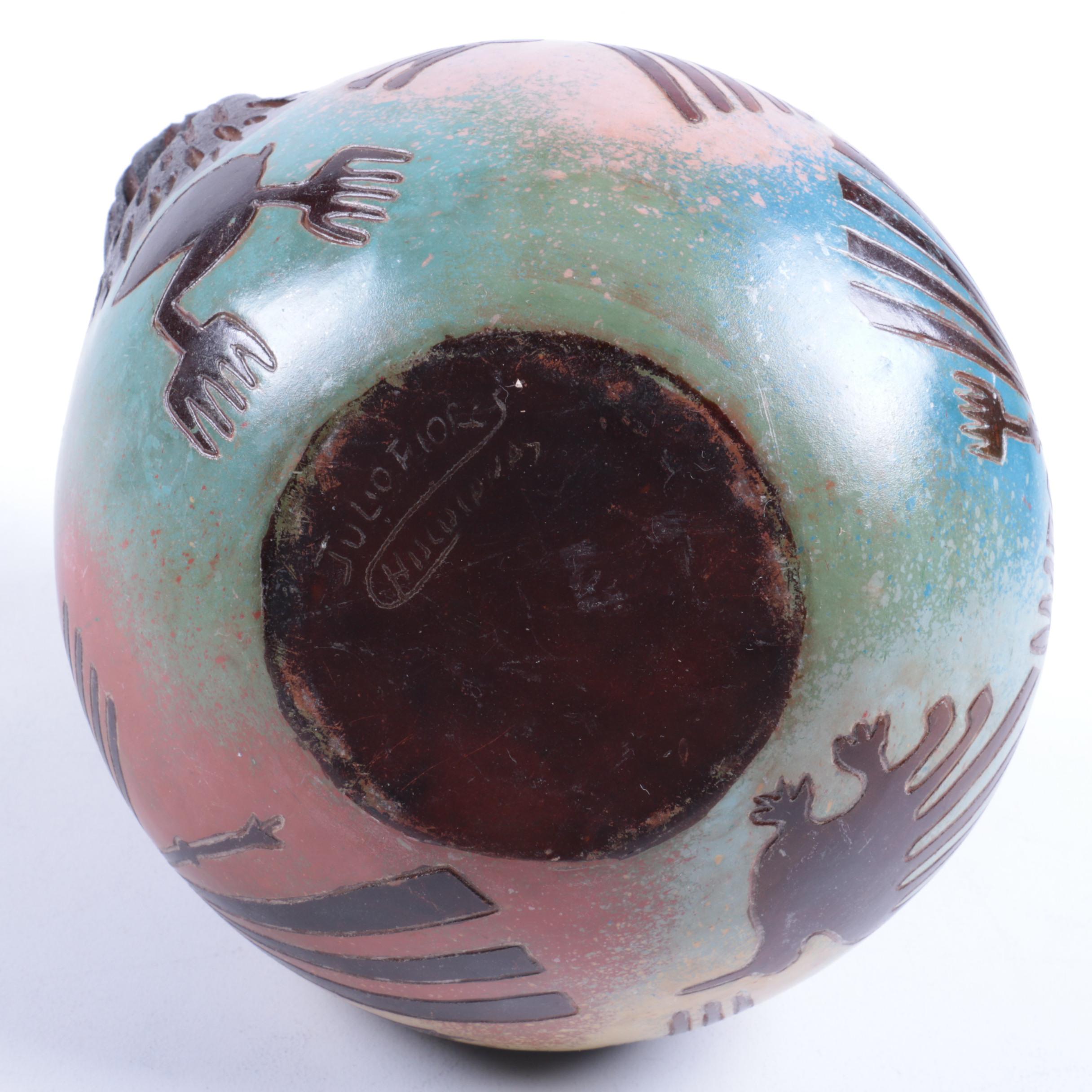 Collection of Hand Crafted Southwestern Style Pottery