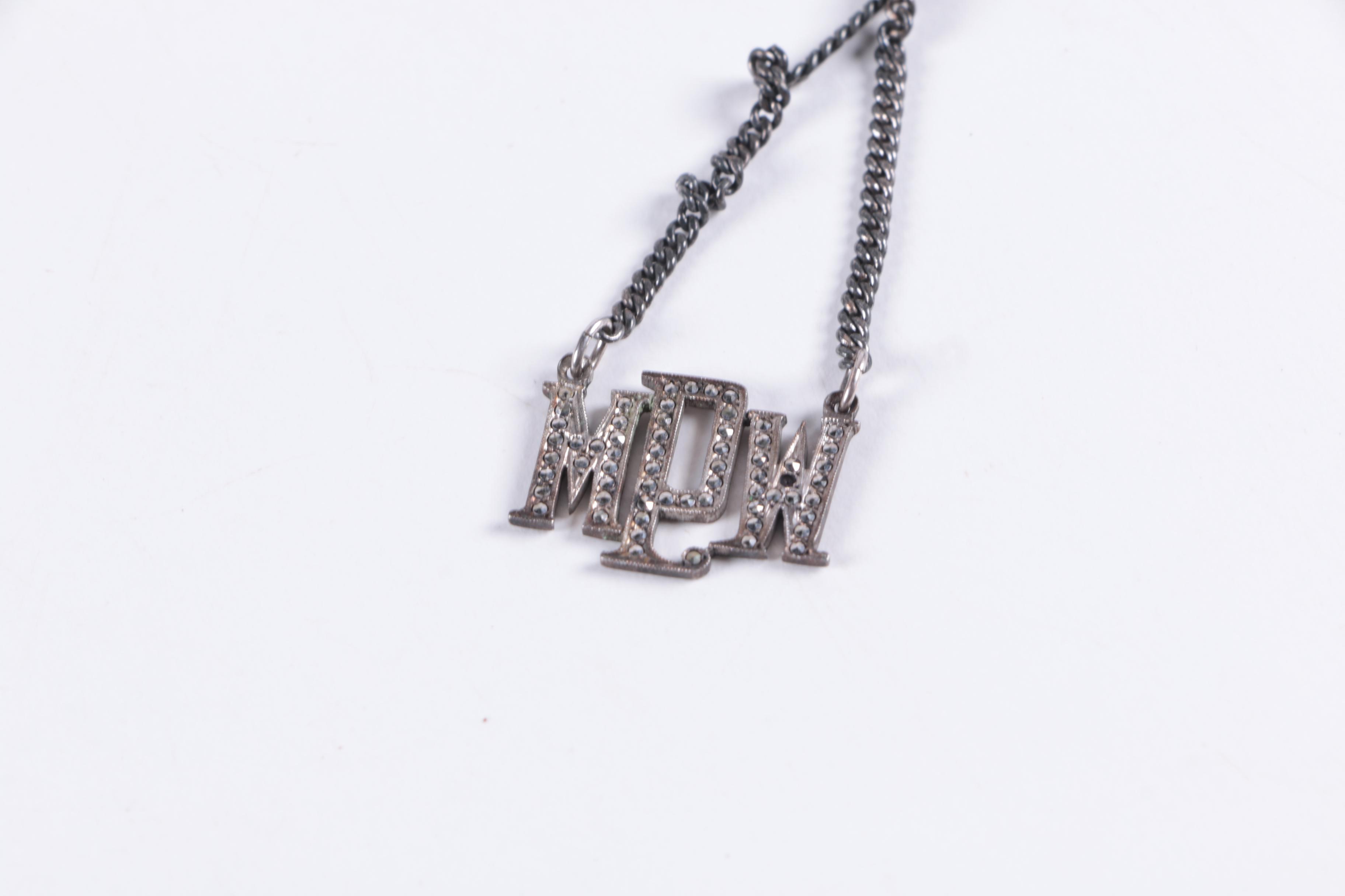 Selection of Sterling Silver Jewelry Including a Norwegian Brooch