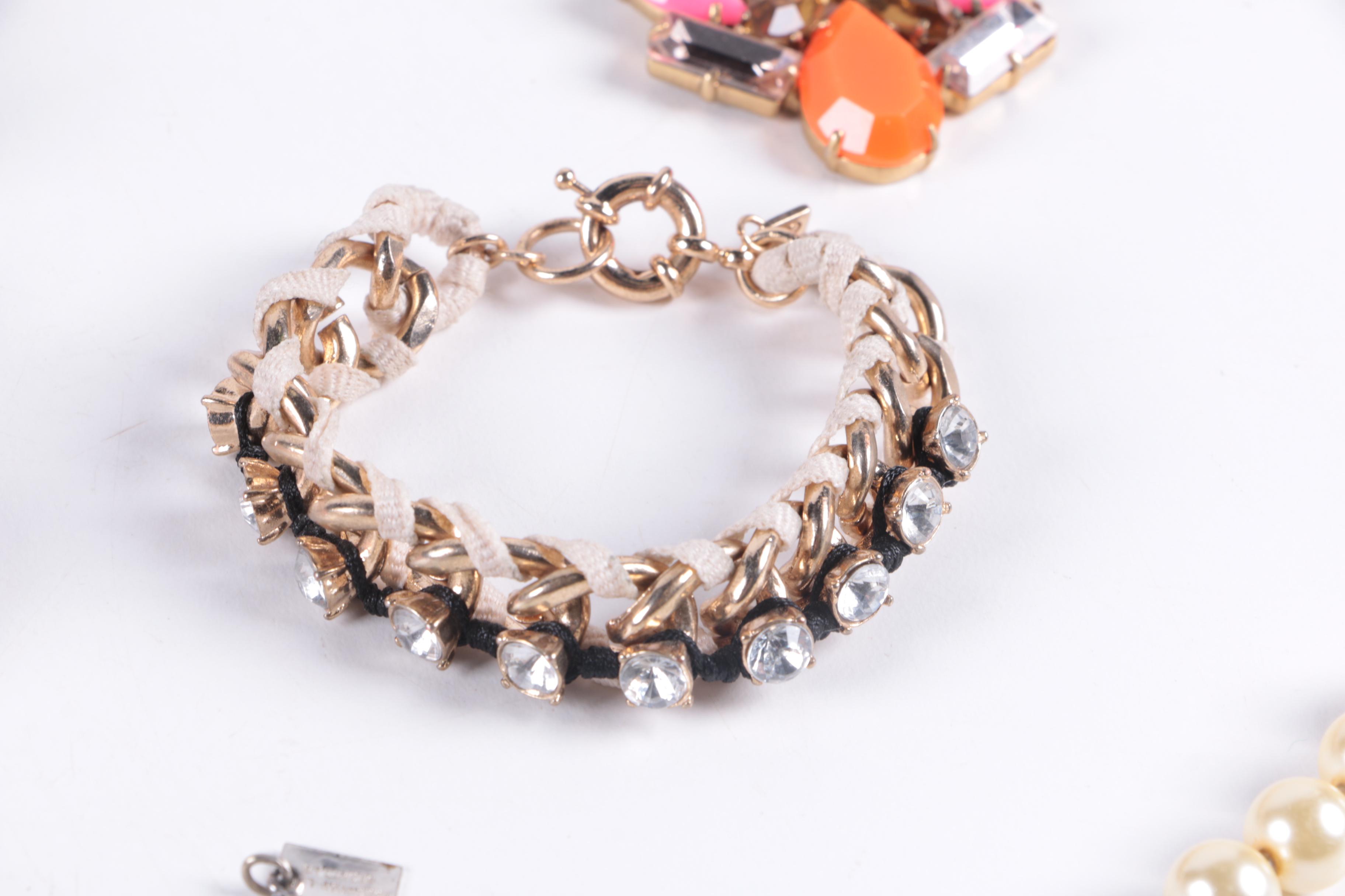 Selection of Coloful Jewelry Including Betsey Johnson