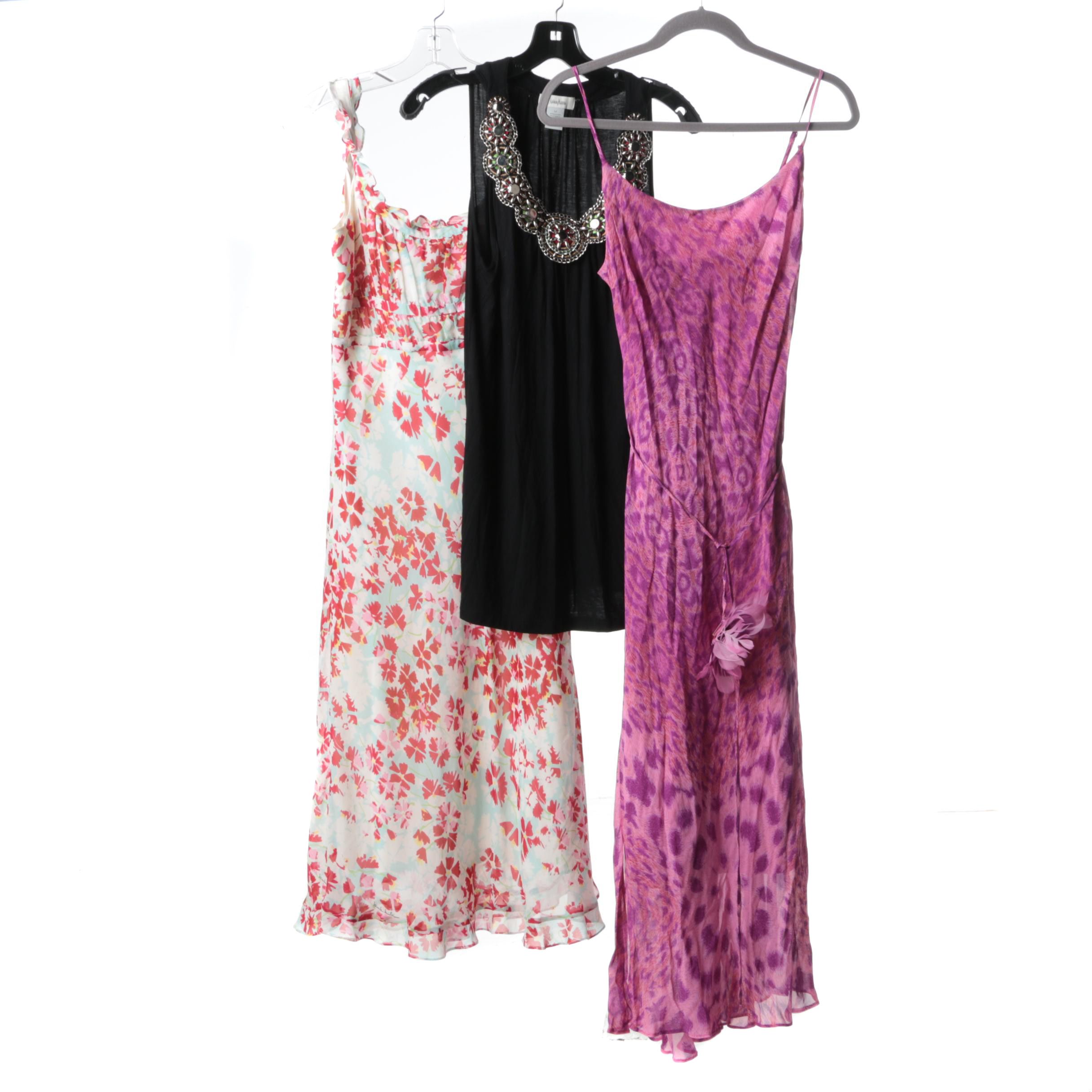 Women's Sleeveless Dresses Including Nicole Miller