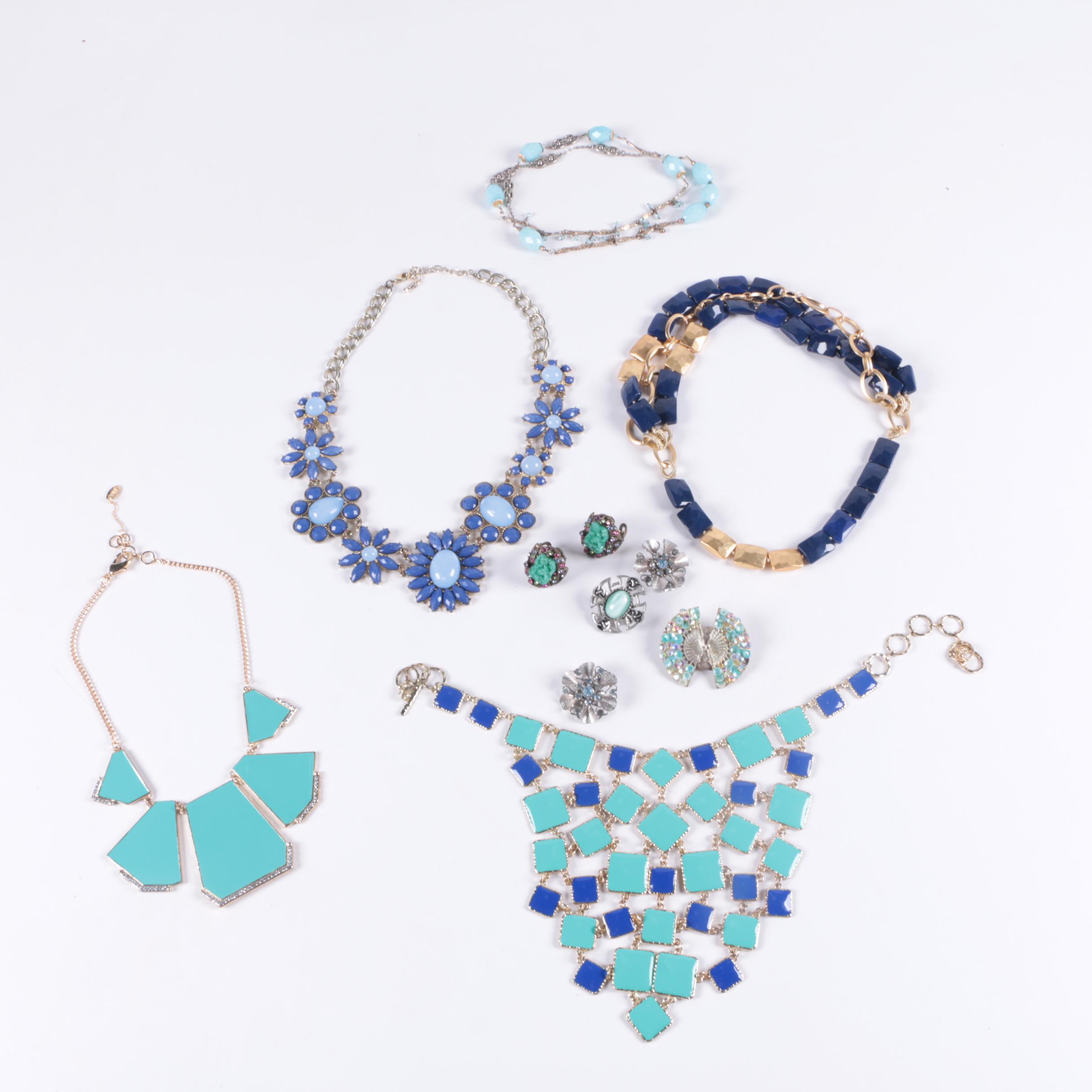 Selection of Jewelry Including Sweet Romance and Amrita Singh