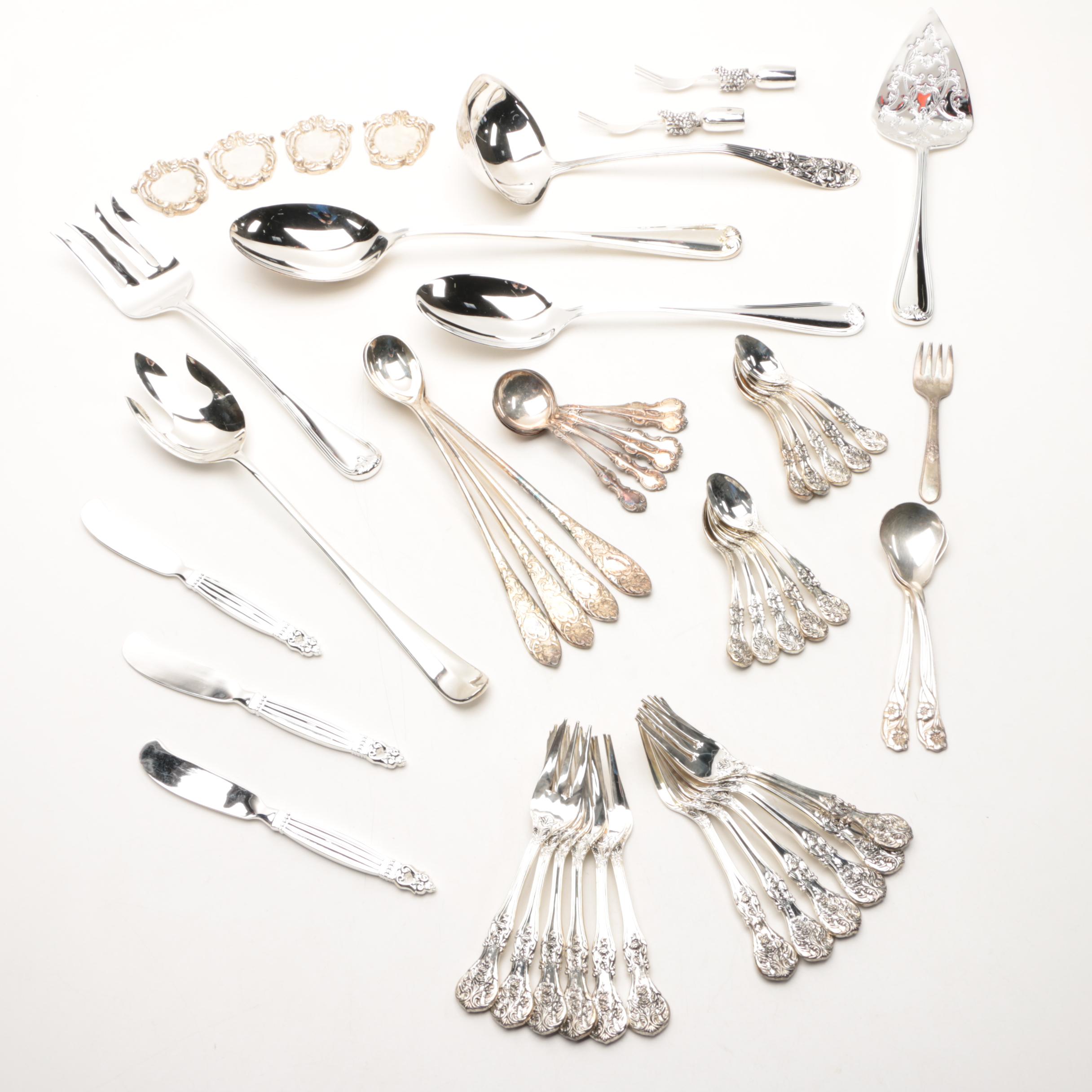 F.B. Rogers Silver Plate Spoons and Other Silver Plate Utensils