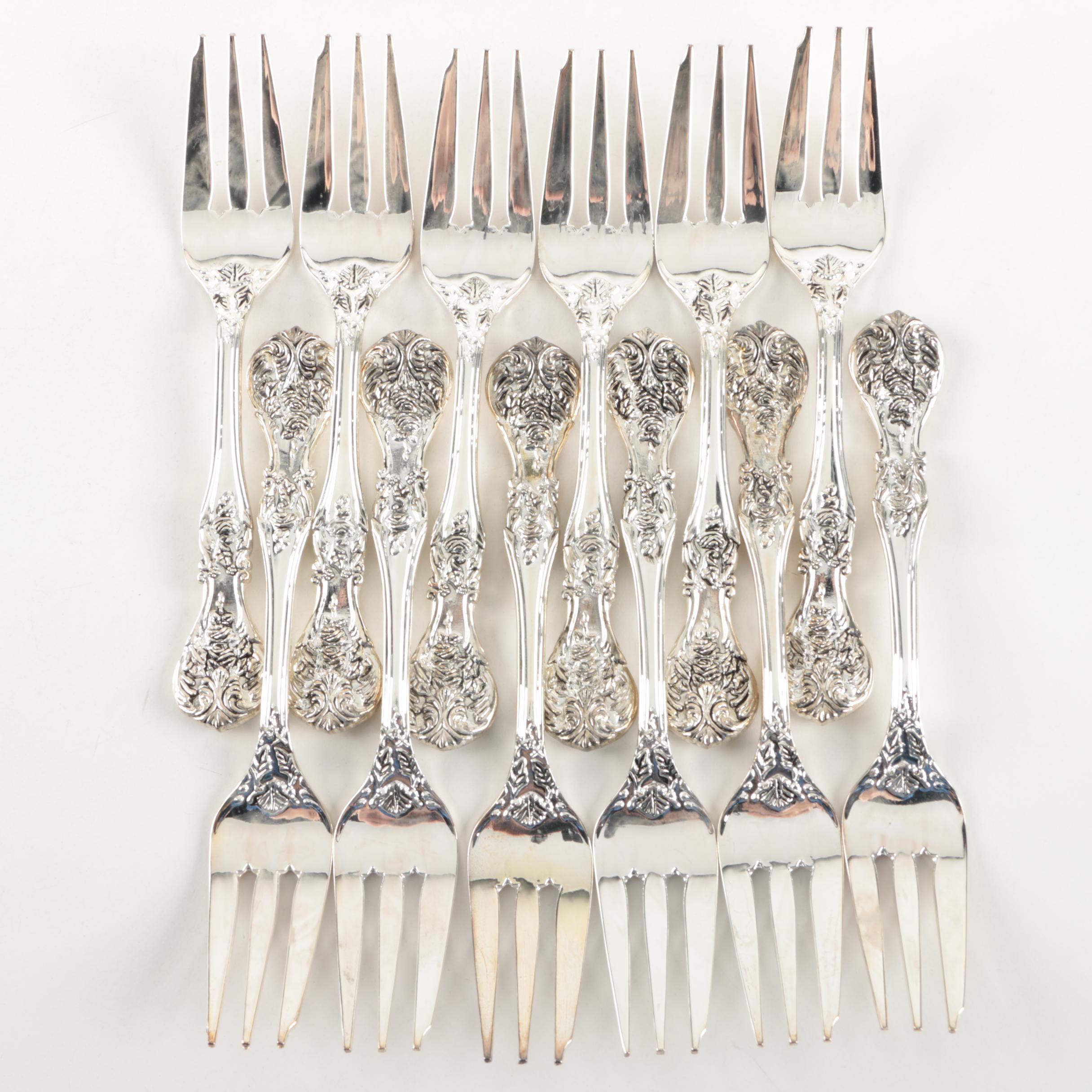 F.B. Rogers Silver Plate Spoons and Other Silver Plate Utensils