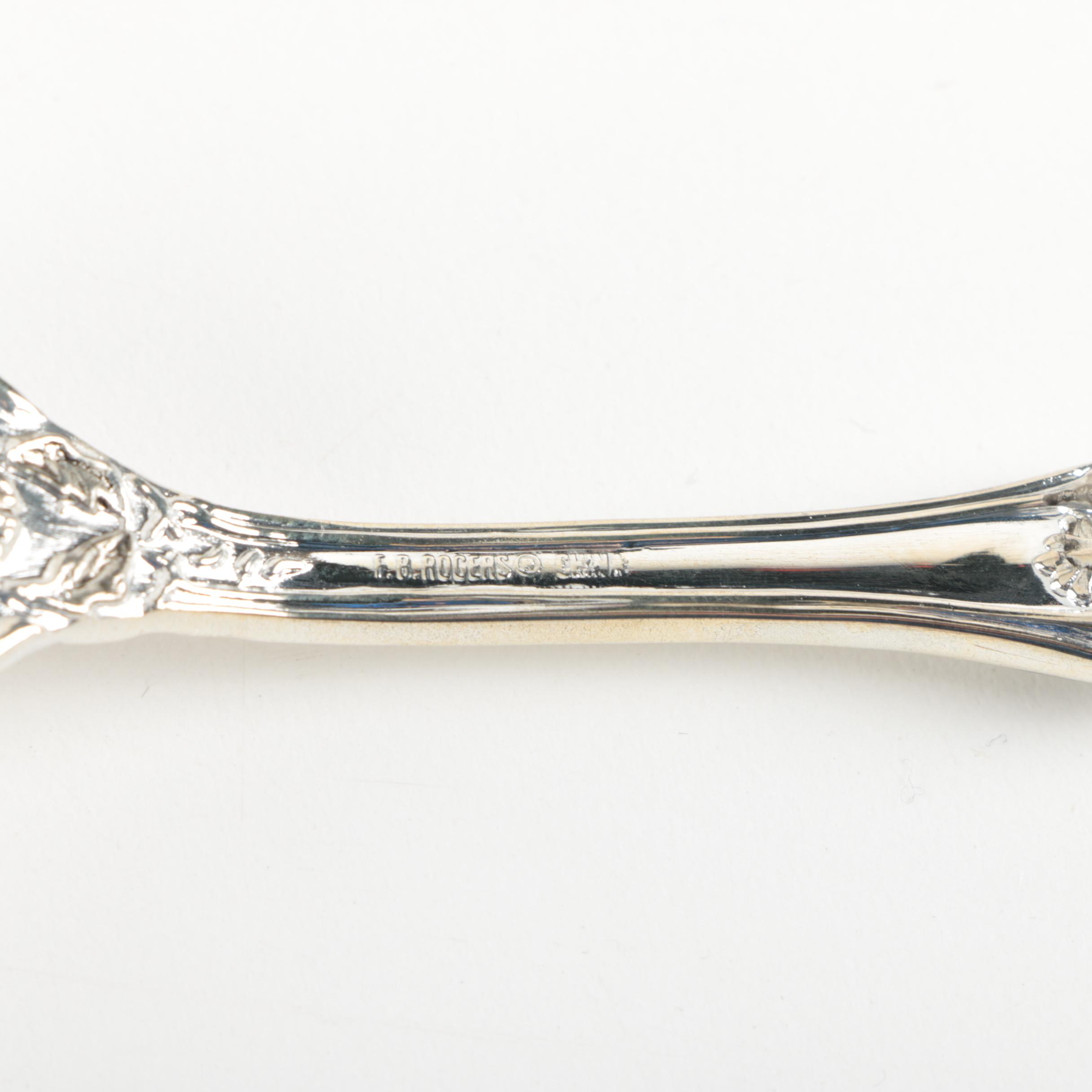 F.B. Rogers Silver Plate Spoons and Other Silver Plate Utensils