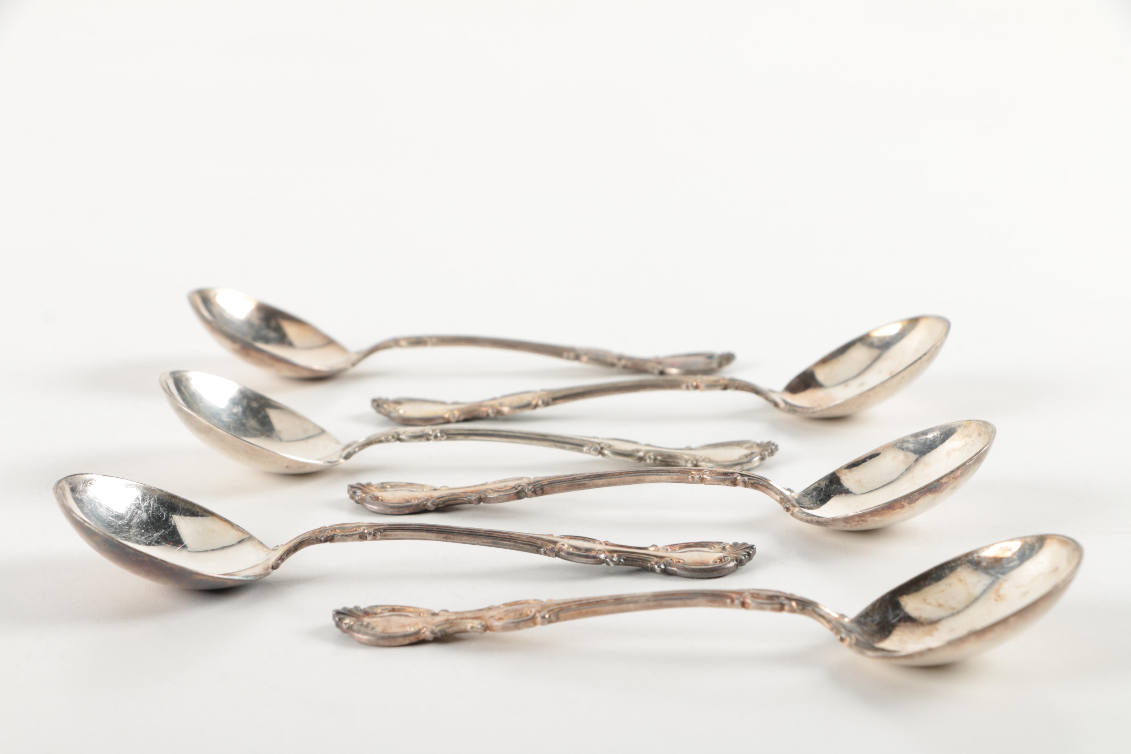 F.B. Rogers Silver Plate Spoons and Other Silver Plate Utensils