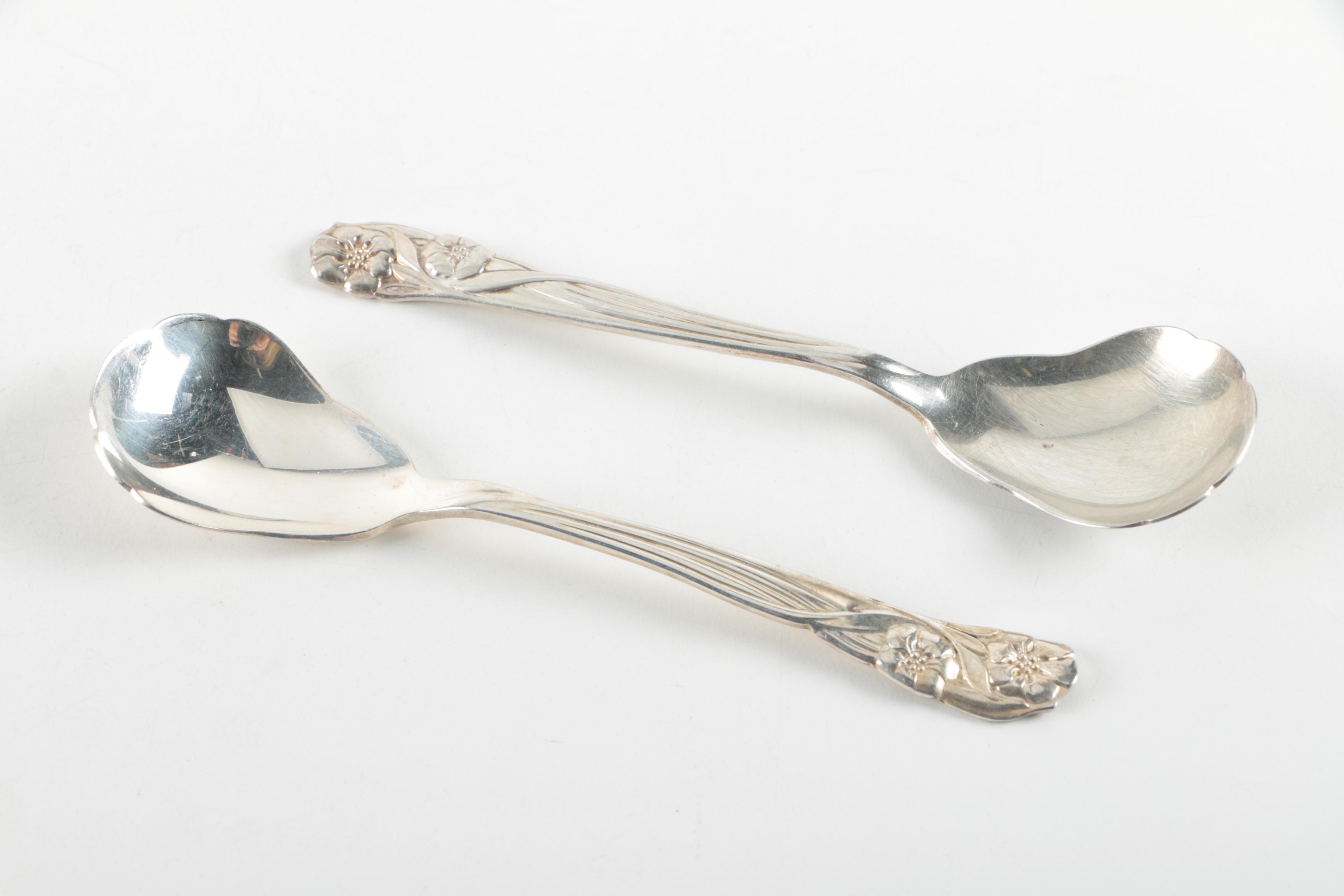 F.B. Rogers Silver Plate Spoons and Other Silver Plate Utensils