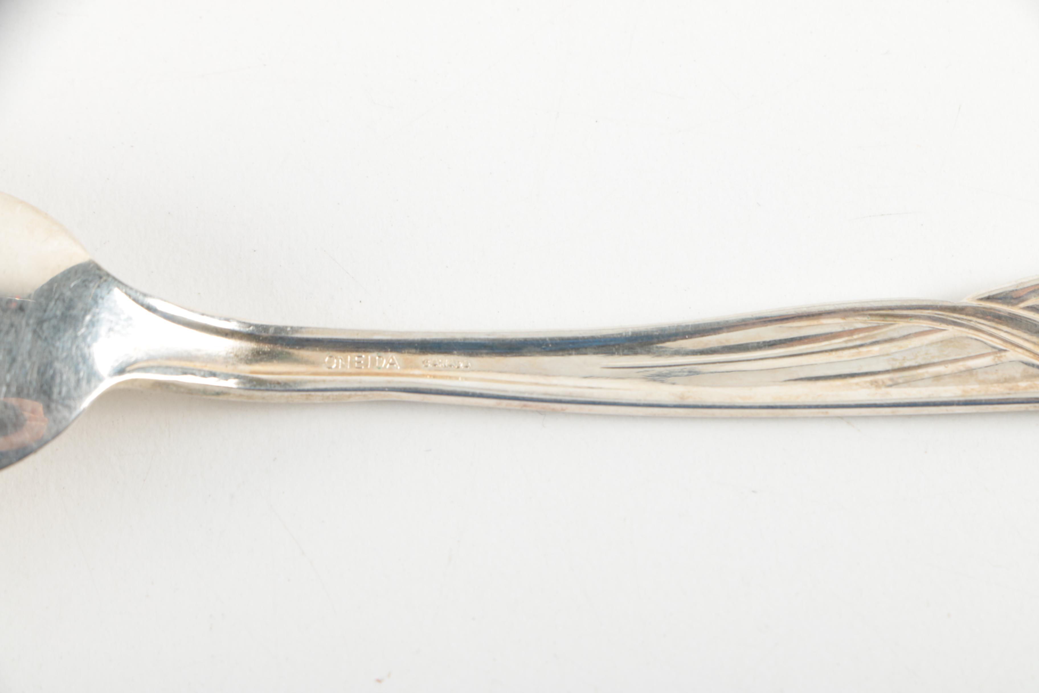 F.B. Rogers Silver Plate Spoons and Other Silver Plate Utensils