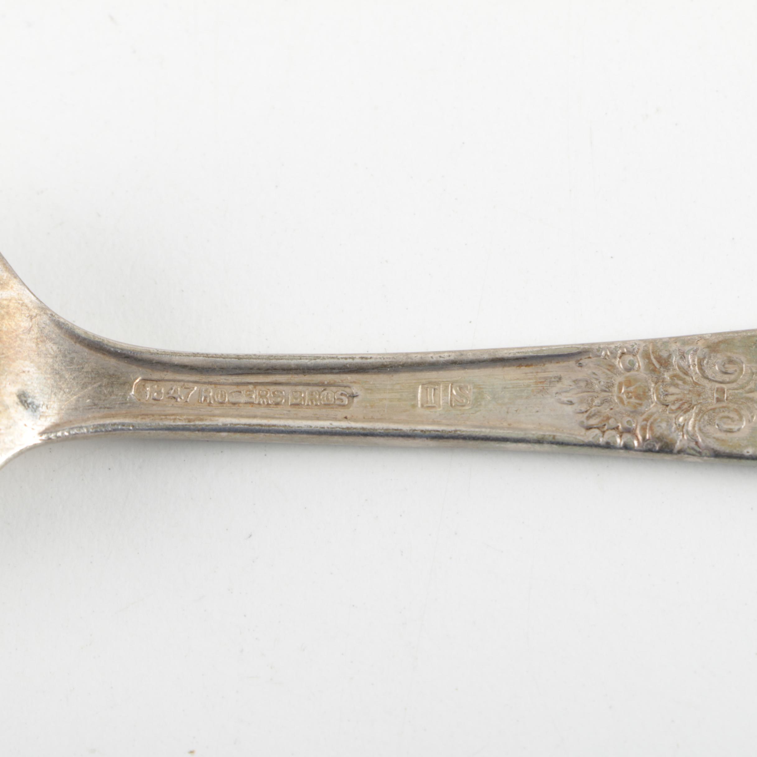 F.B. Rogers Silver Plate Spoons and Other Silver Plate Utensils