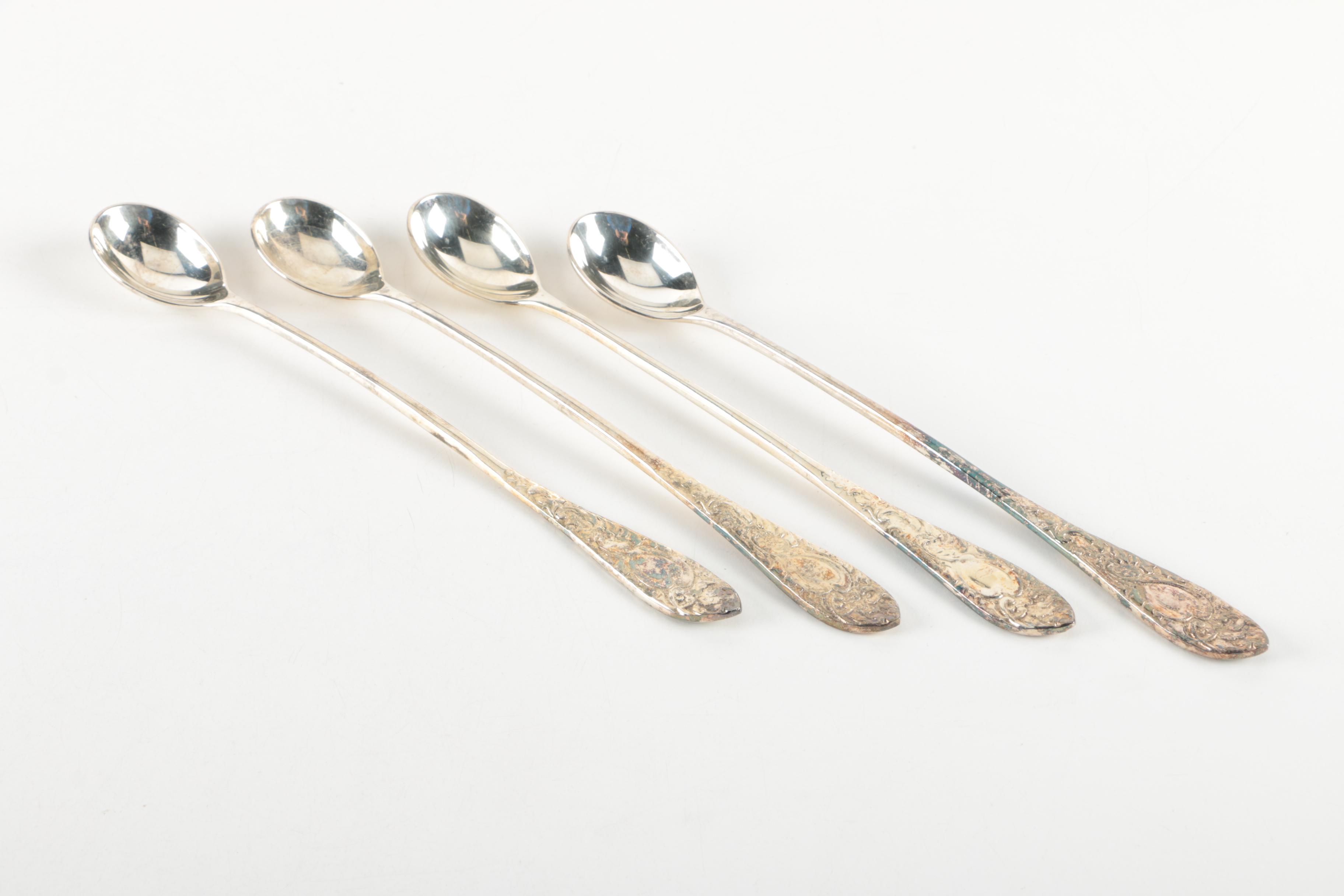 F.B. Rogers Silver Plate Spoons and Other Silver Plate Utensils