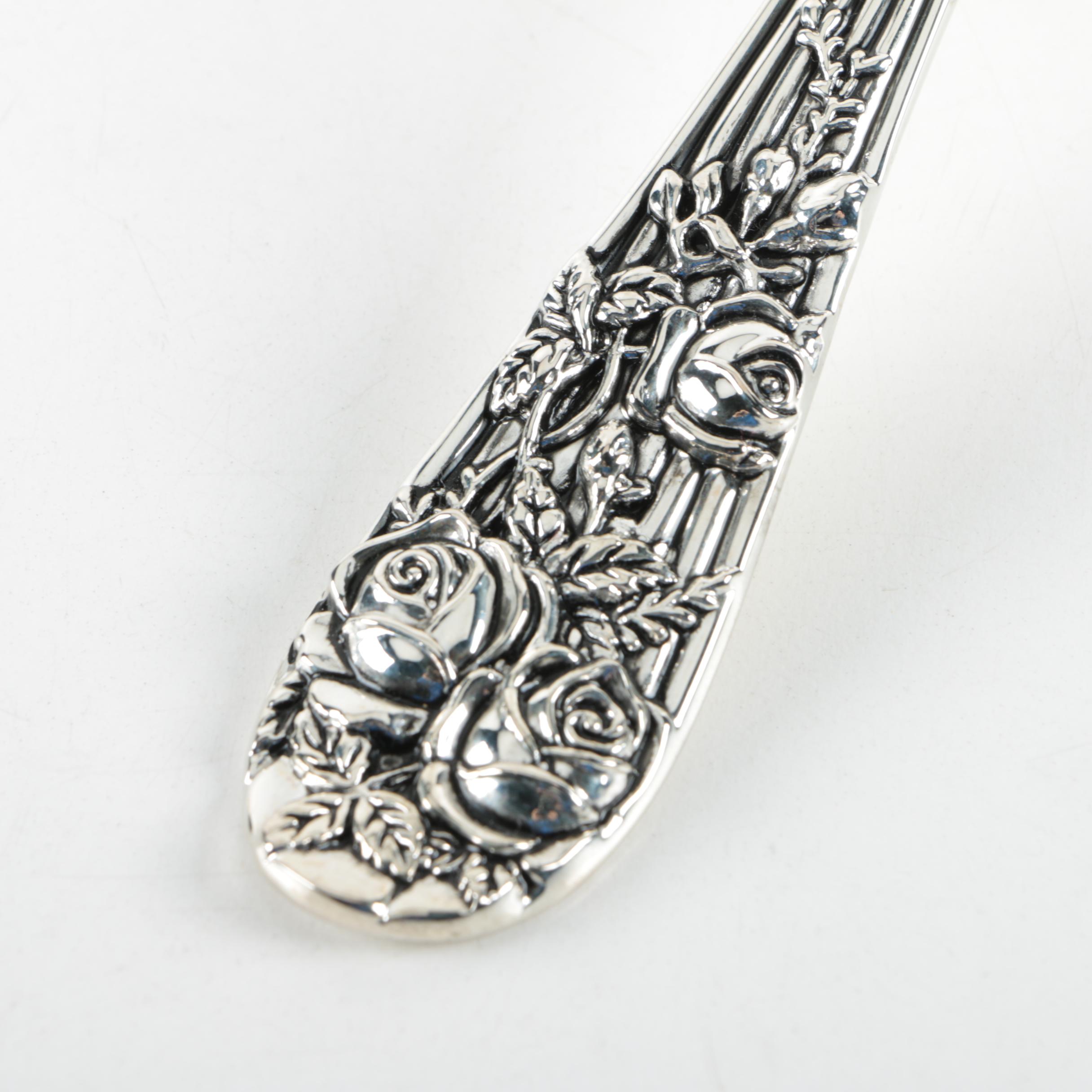 F.B. Rogers Silver Plate Spoons and Other Silver Plate Utensils