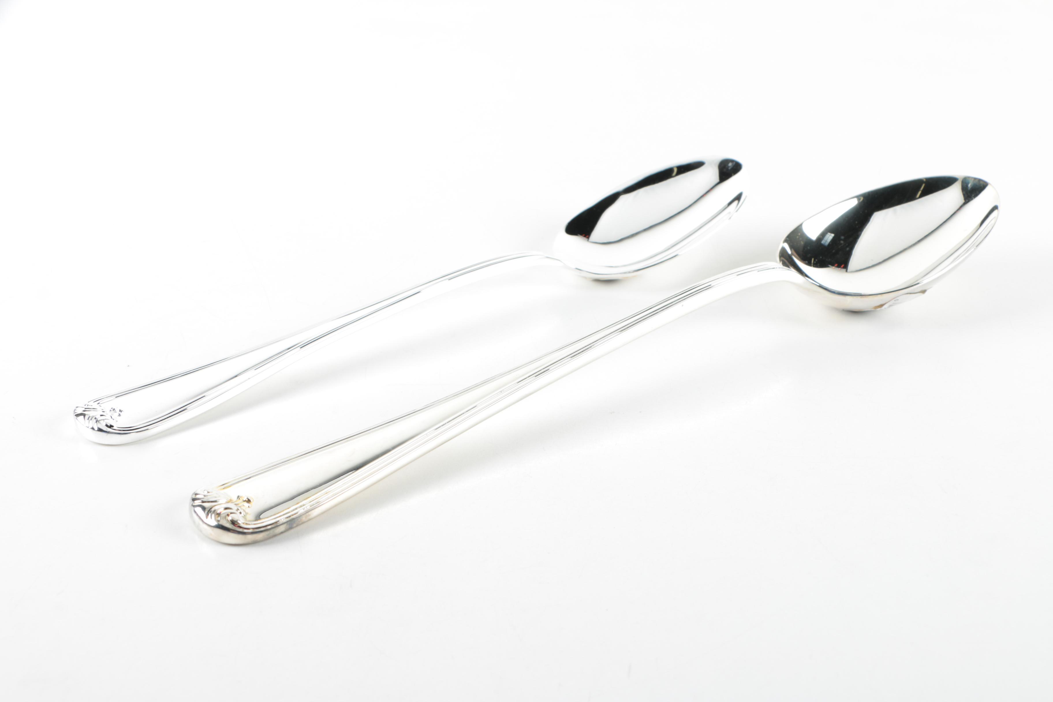 F.B. Rogers Silver Plate Spoons and Other Silver Plate Utensils