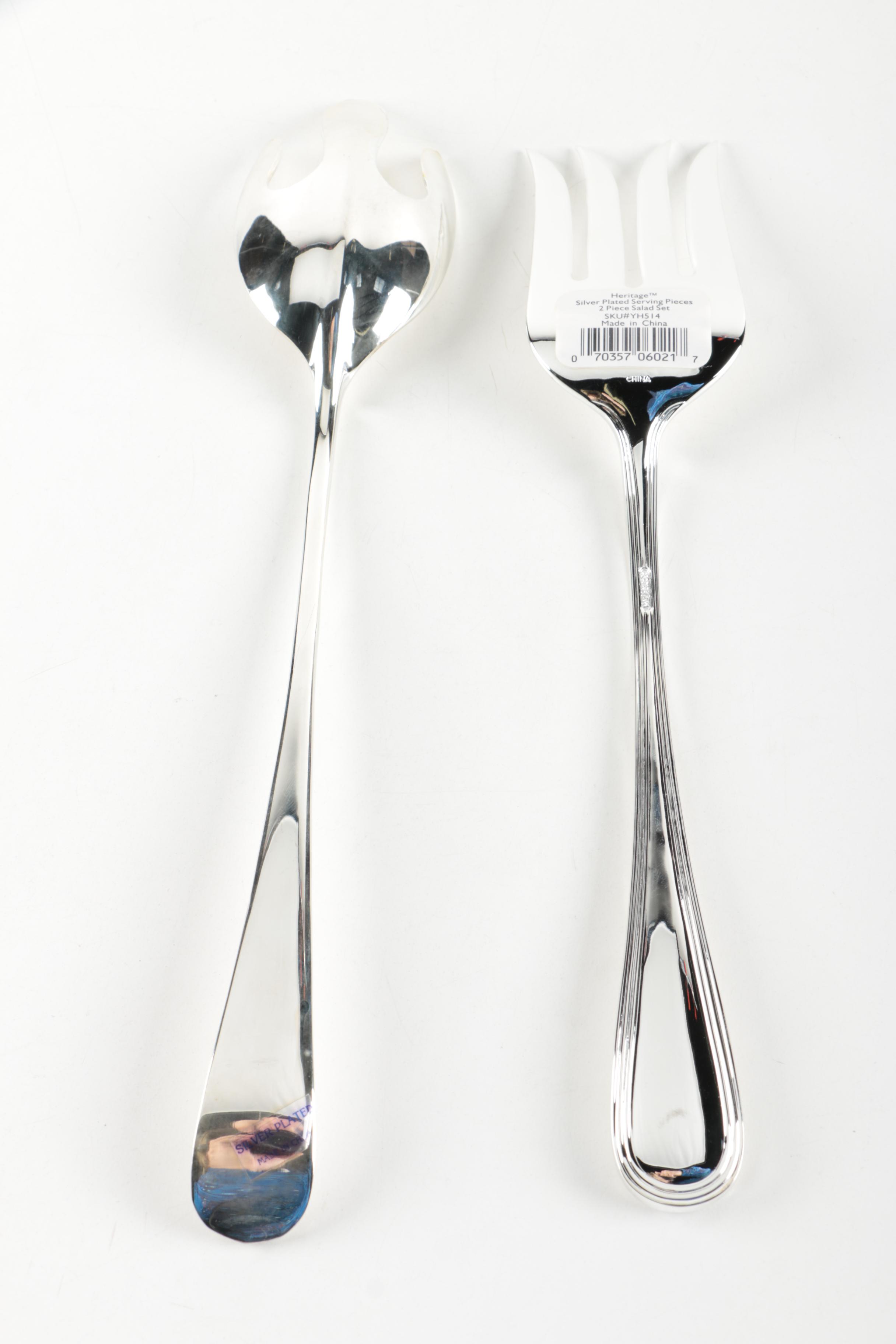 F.B. Rogers Silver Plate Spoons and Other Silver Plate Utensils