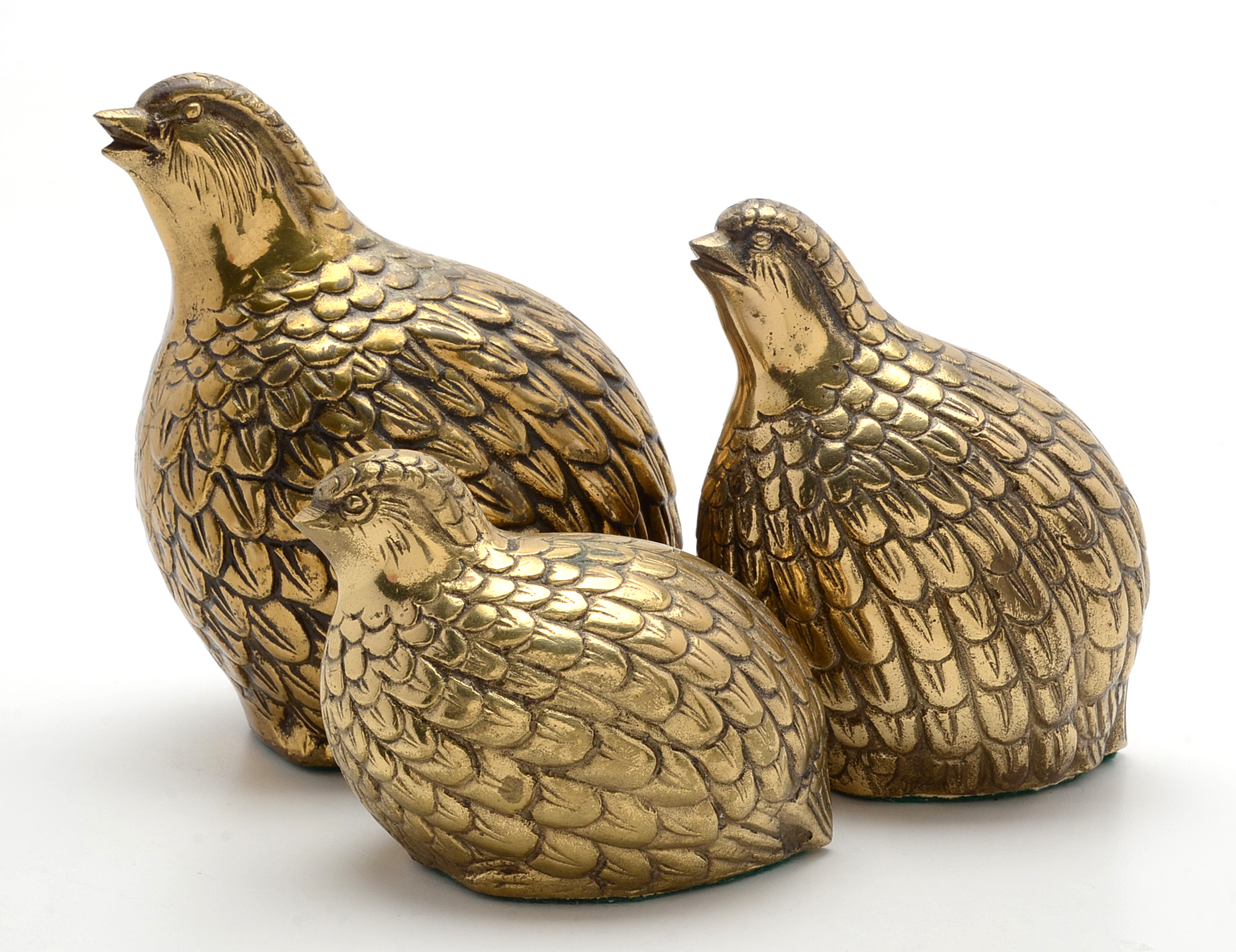 Three Brass Quail