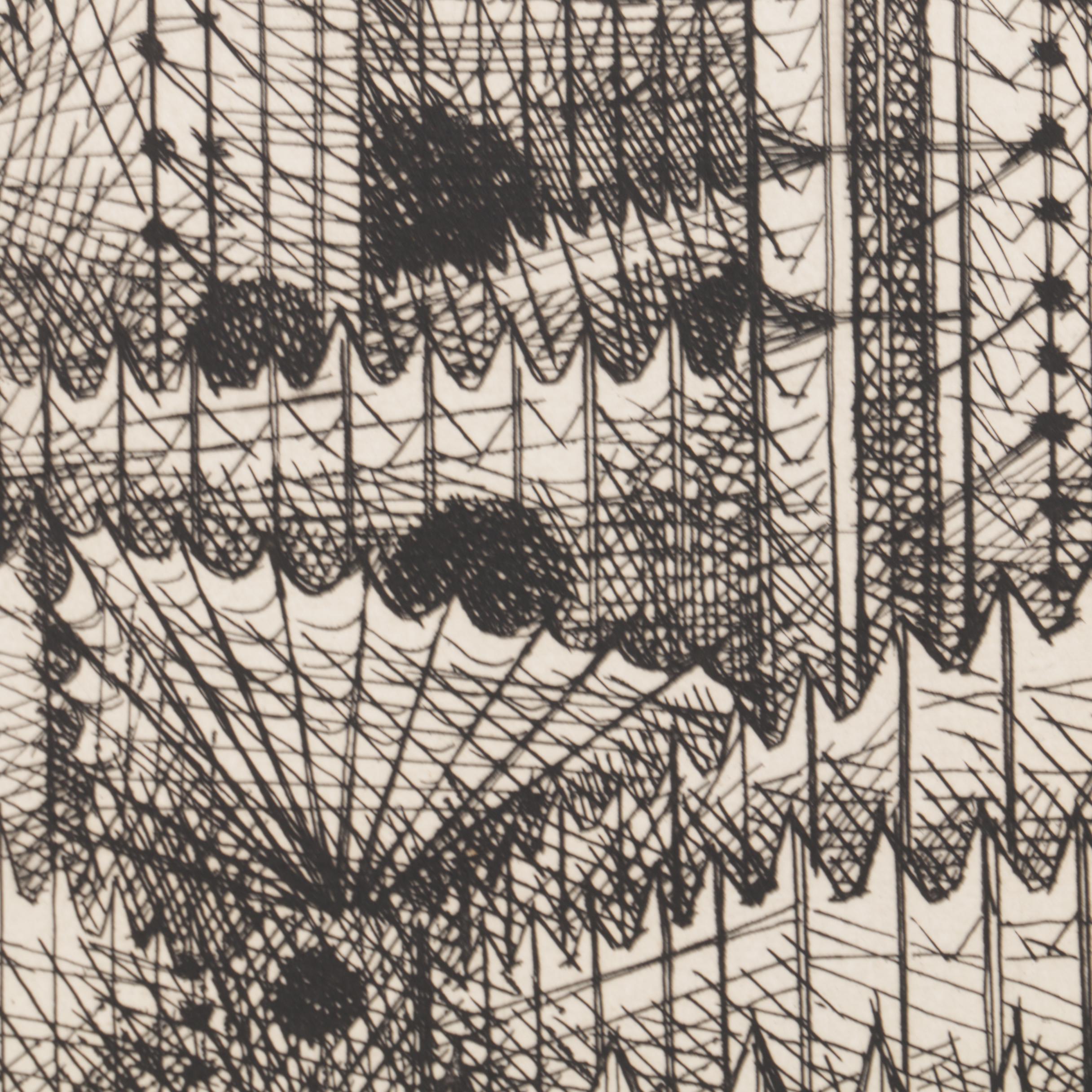 1952 Limited Edition Etchings by Lucien Coutaud and Etching After Lagrenée