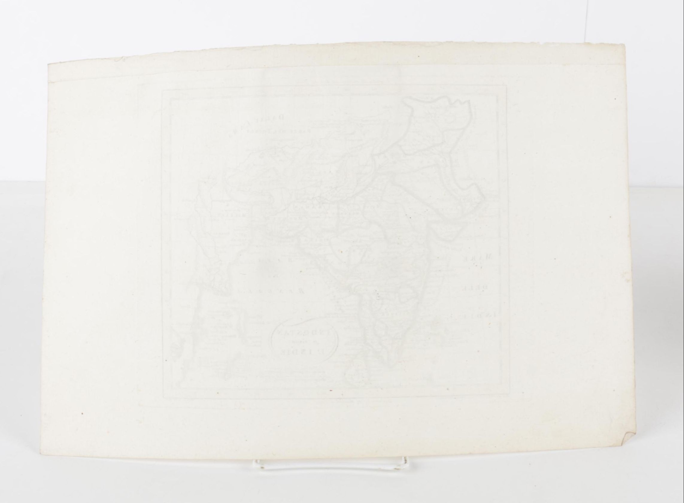 Barbiellini Hand Colored Engravings of Maps of India