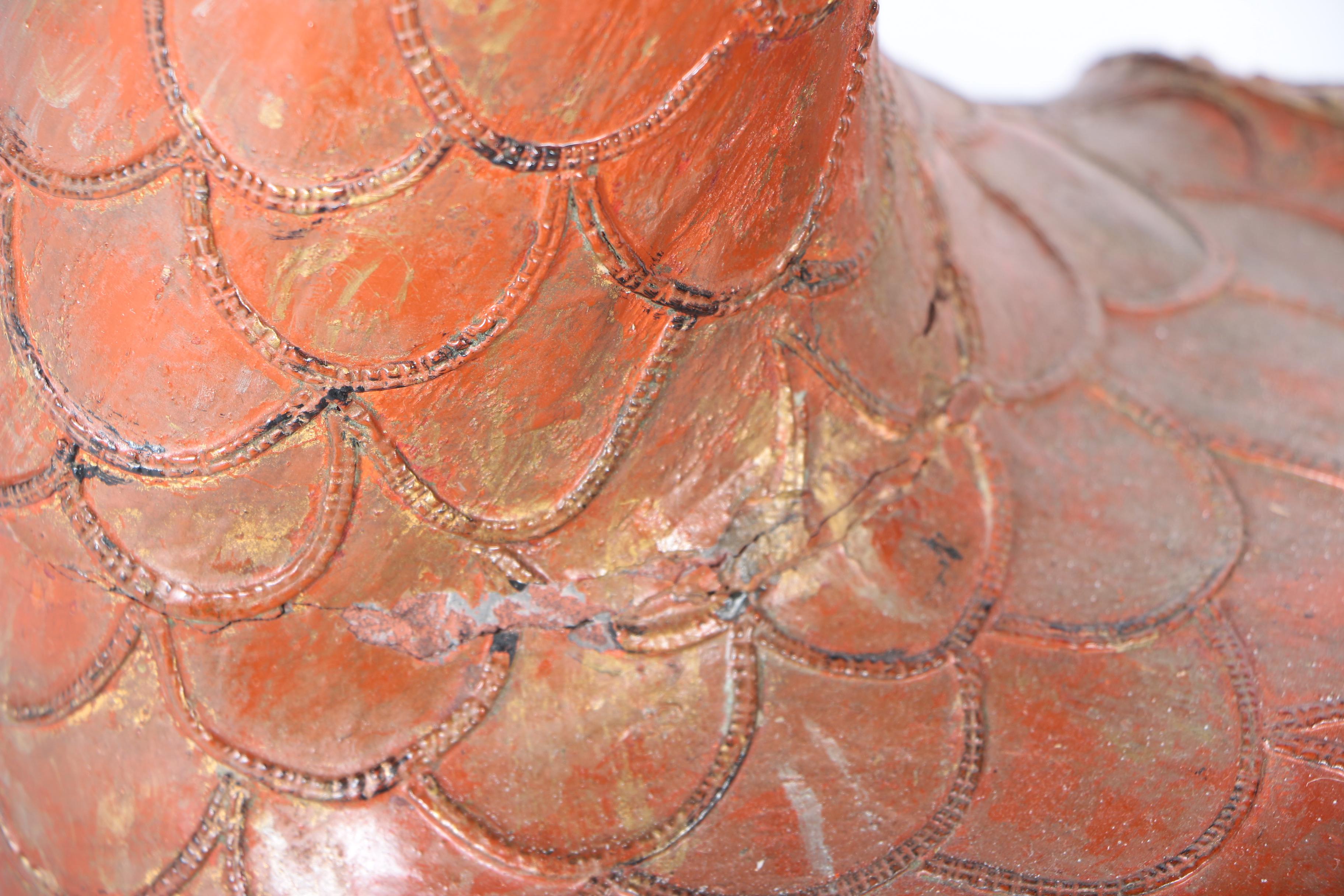 East Asian Style Carved Wooden Swan Sculptures