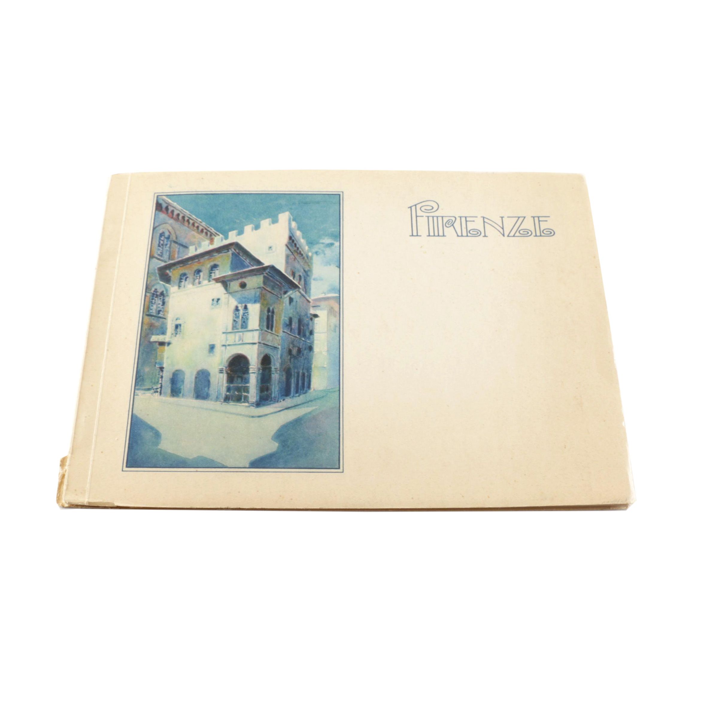 Vintage Italian Photography Book "Firenze"/"Florence"