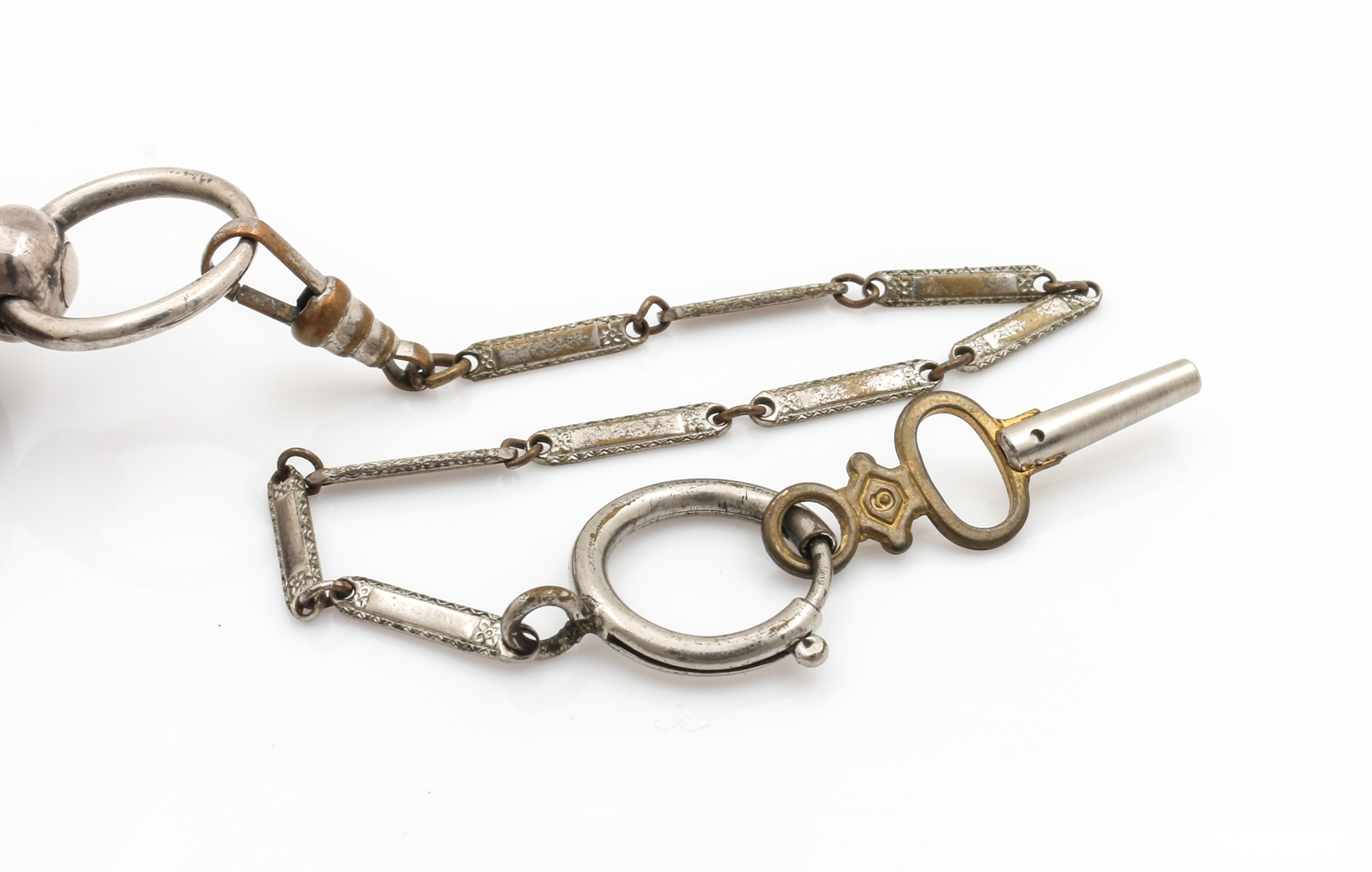 Sterling Silver Key Wind Pocket Watch