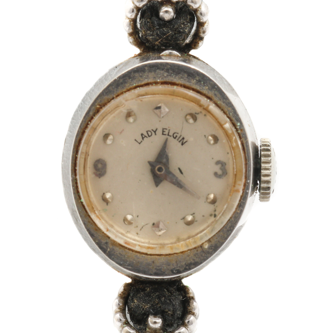 Lady Elgin 14K White Gold 23 Jewel Watch