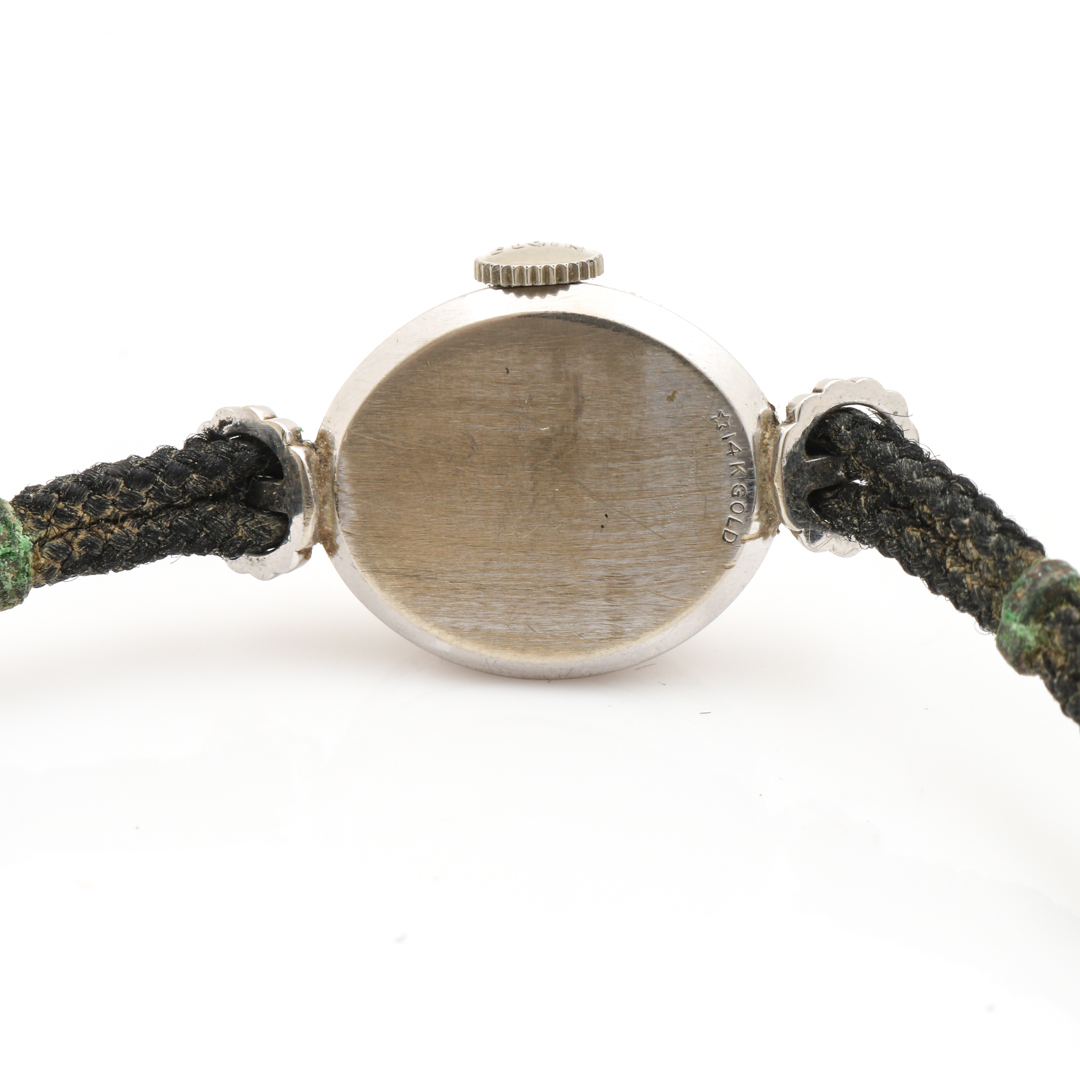 Lady Elgin 14K White Gold 23 Jewel Watch