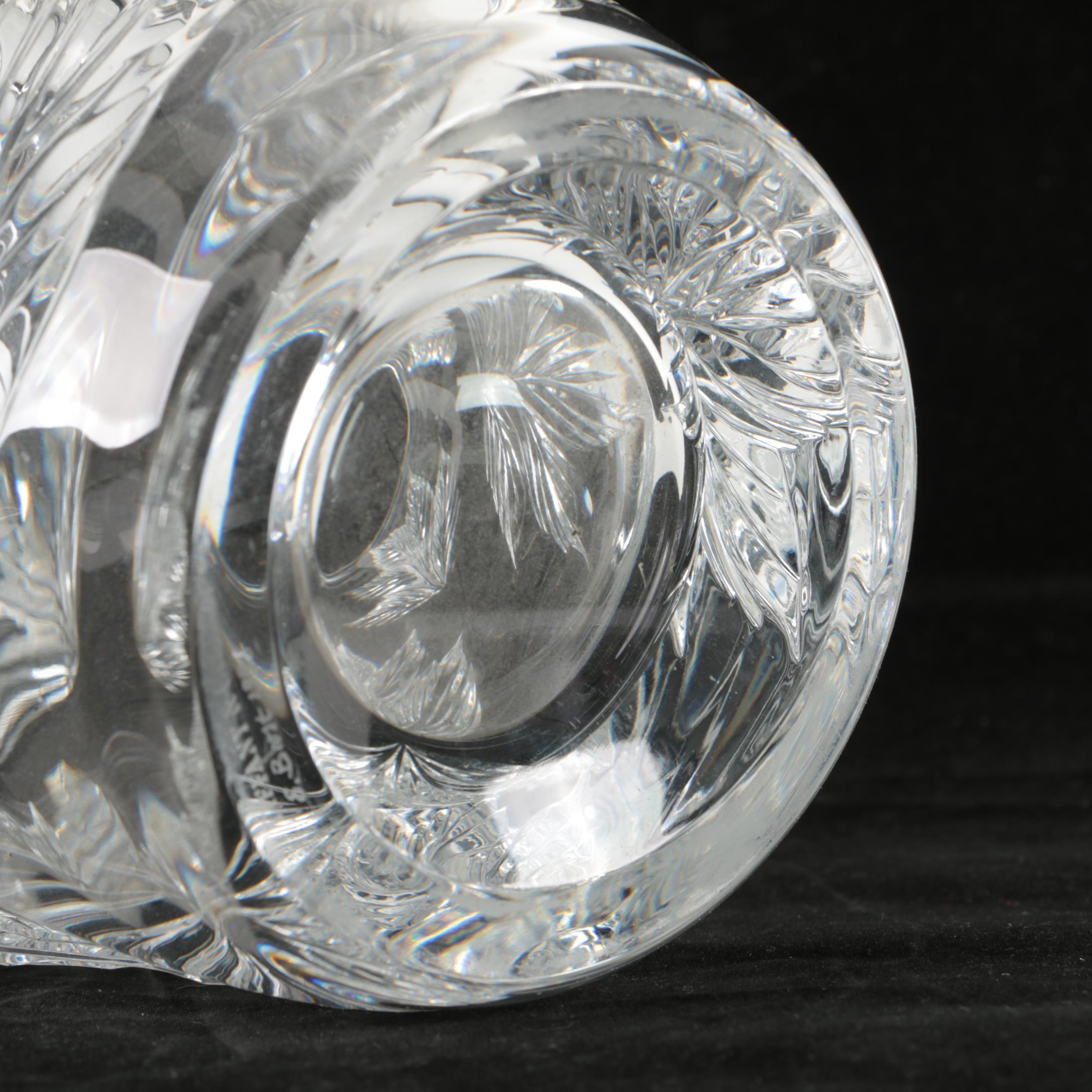 Tiffany & Co. Crystal Vase