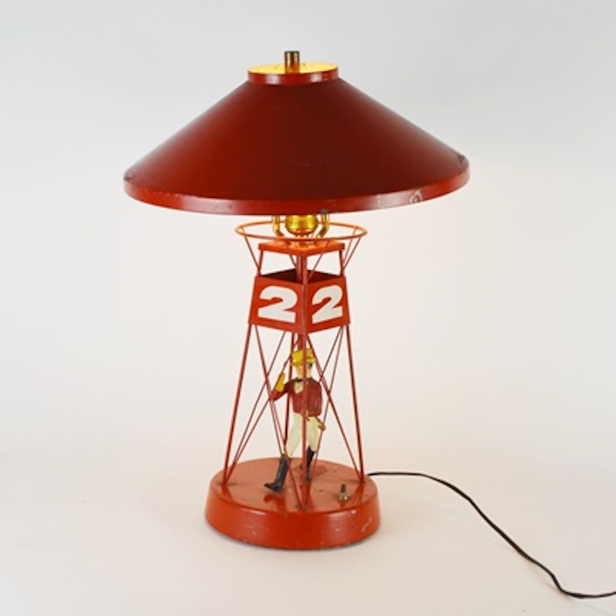 Johnnie Walker #2 Buoy Metal Table Lamp