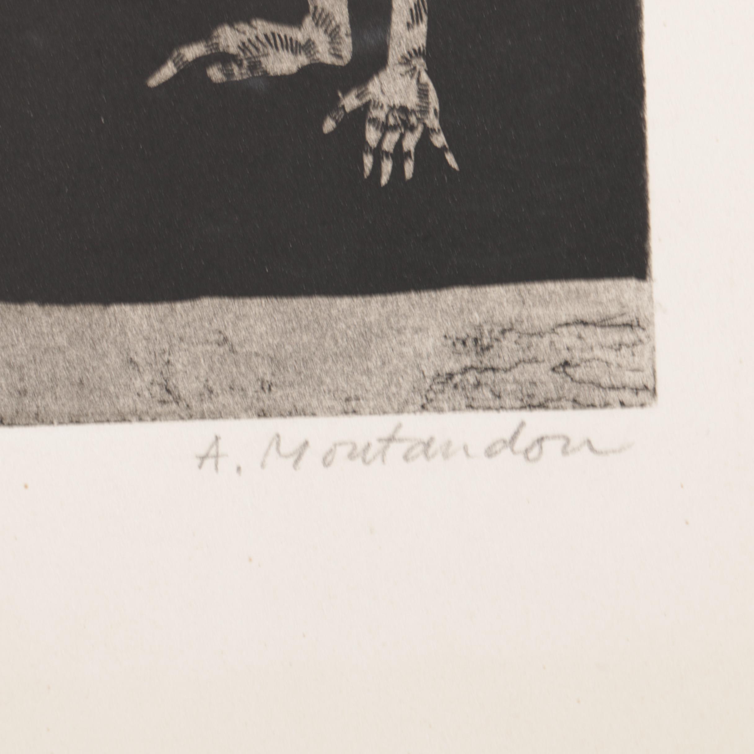 Limited Edition Etchings and a Handcolored Map Engraving