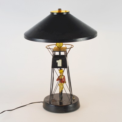 Johnnie Walker #1 Buoy Metal Table Lamp