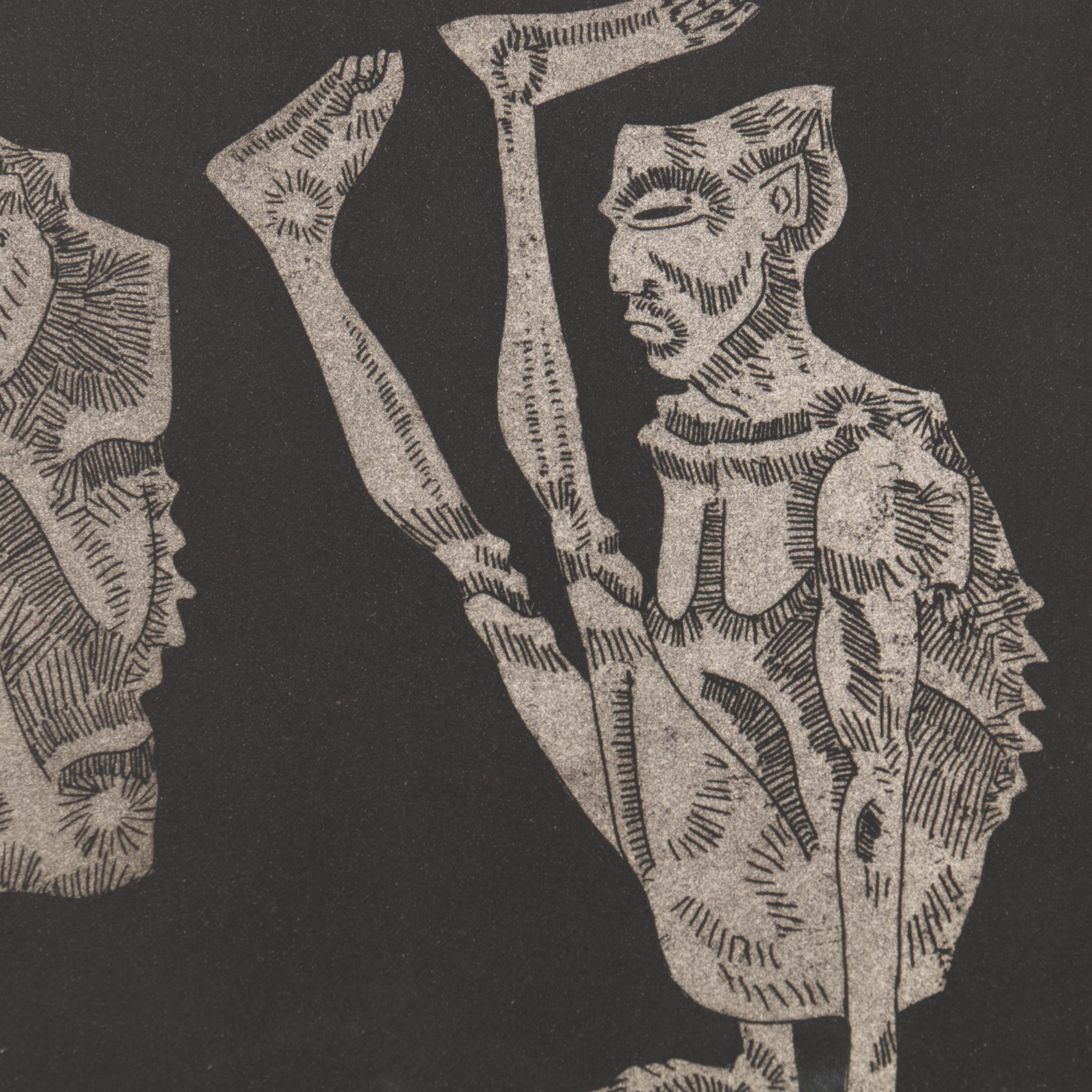 Limited Edition Etchings and a Handcolored Map Engraving