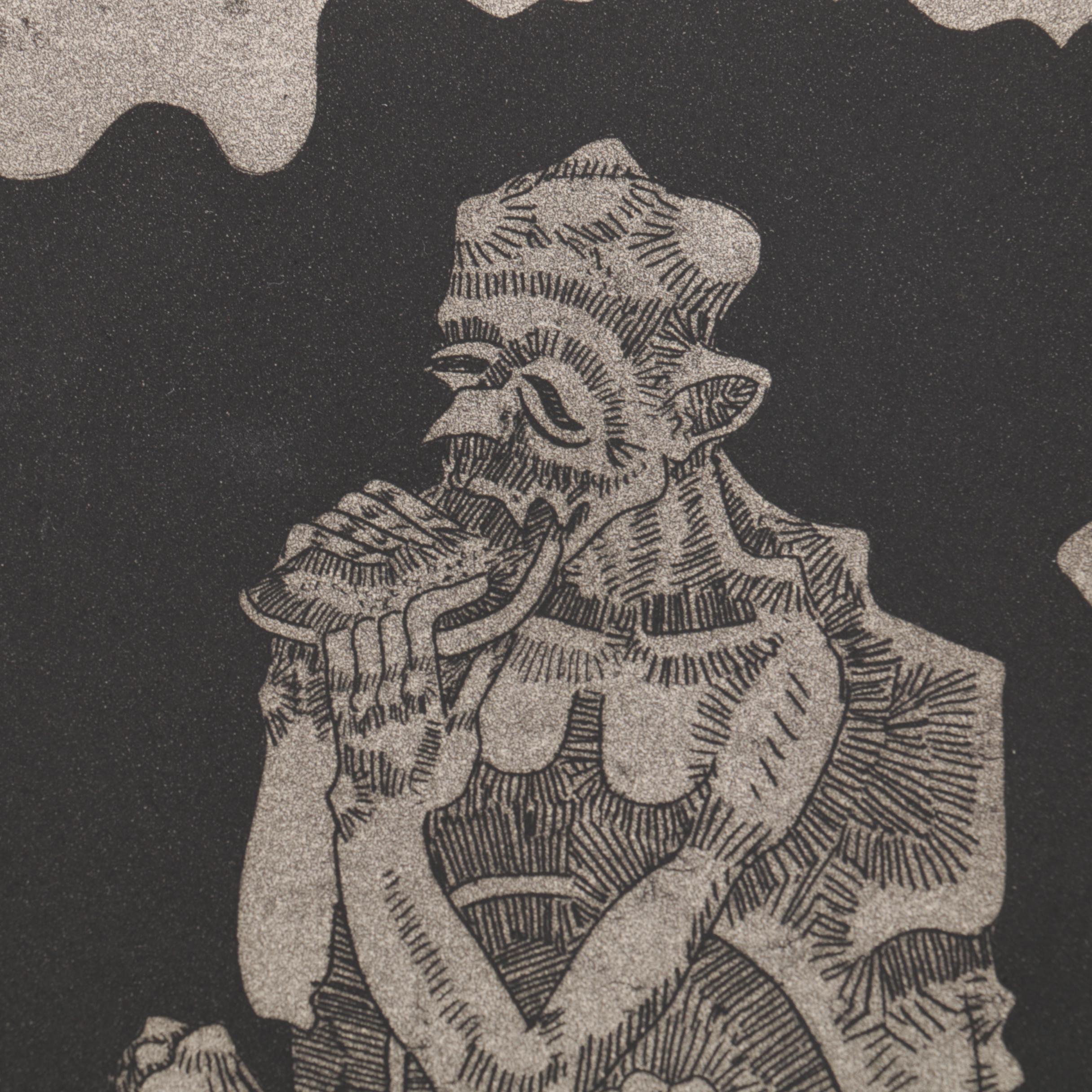 Limited Edition Etchings and a Handcolored Map Engraving