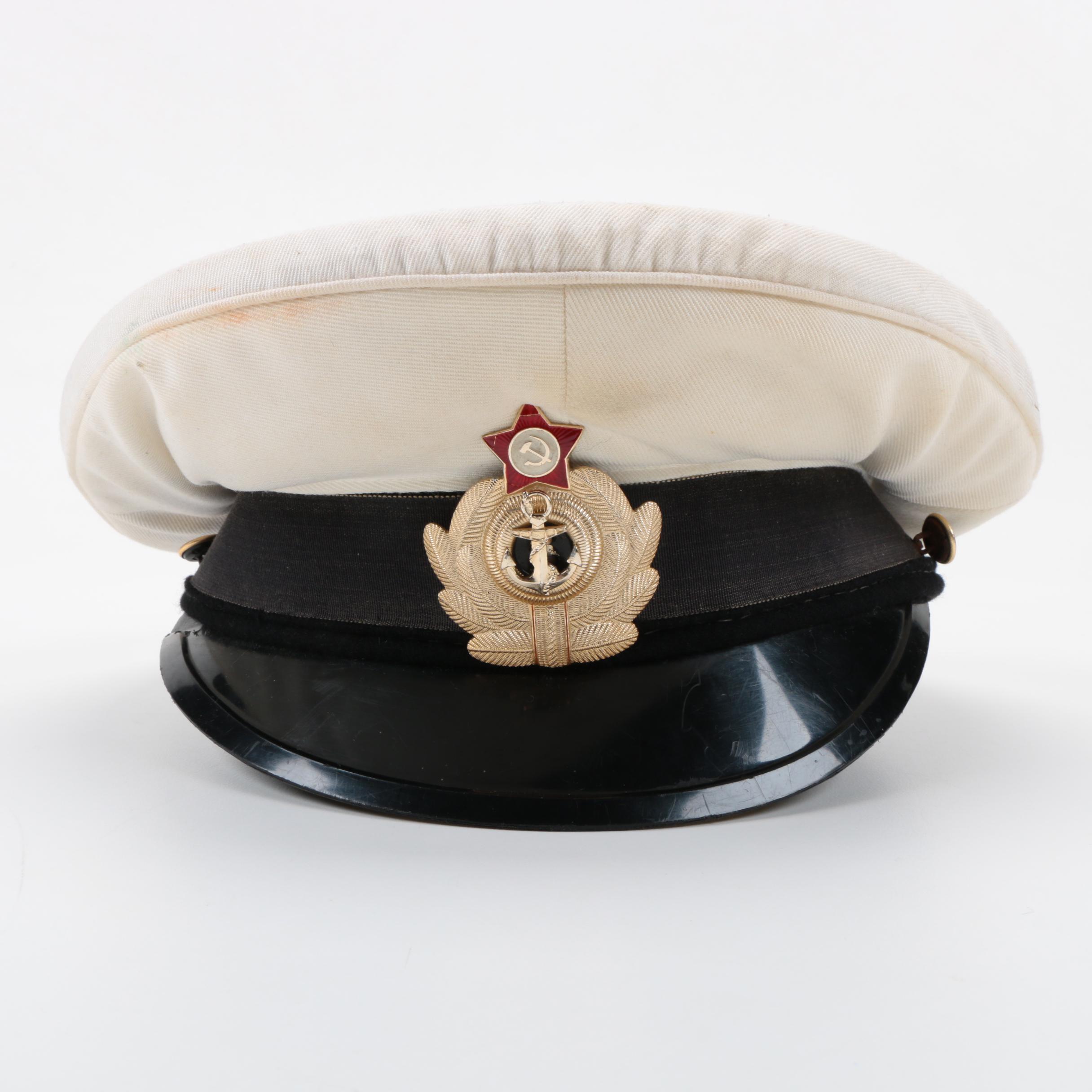 Vintage Soviet Union Naval Cap