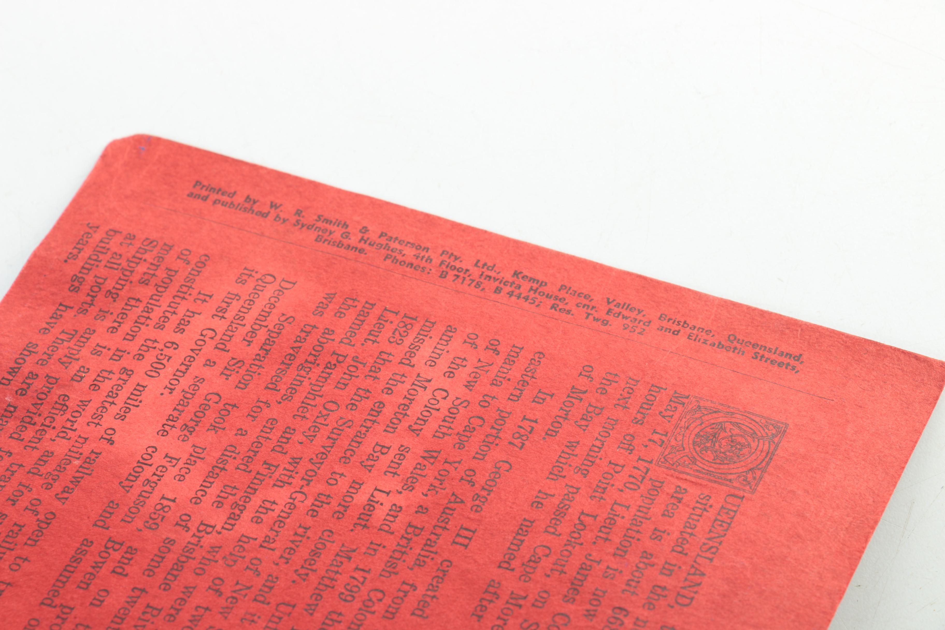 Vintage Queensland, Australia, Book of Photographs