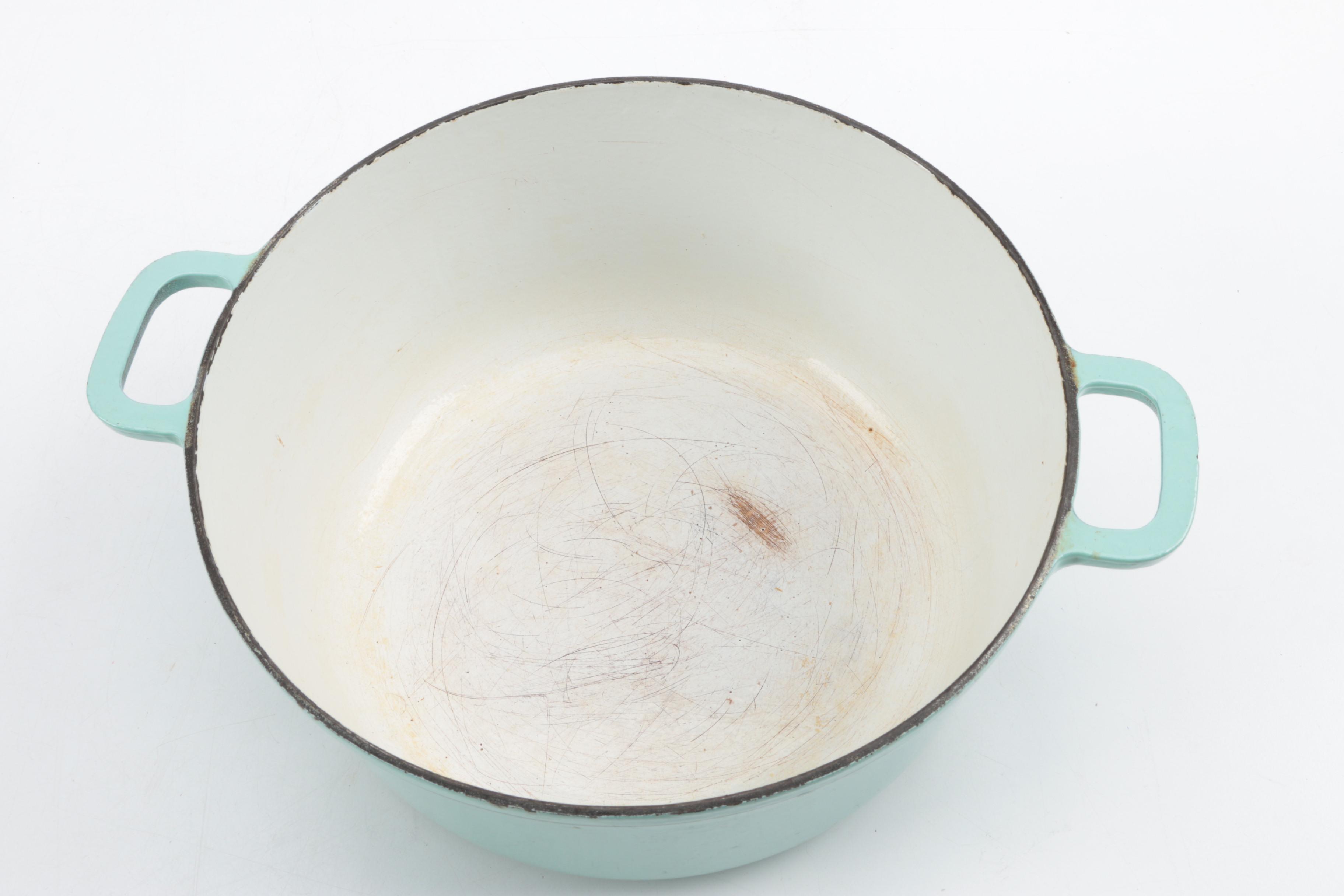 Vintage European Enamel Dutch Oven and Casserole Dish